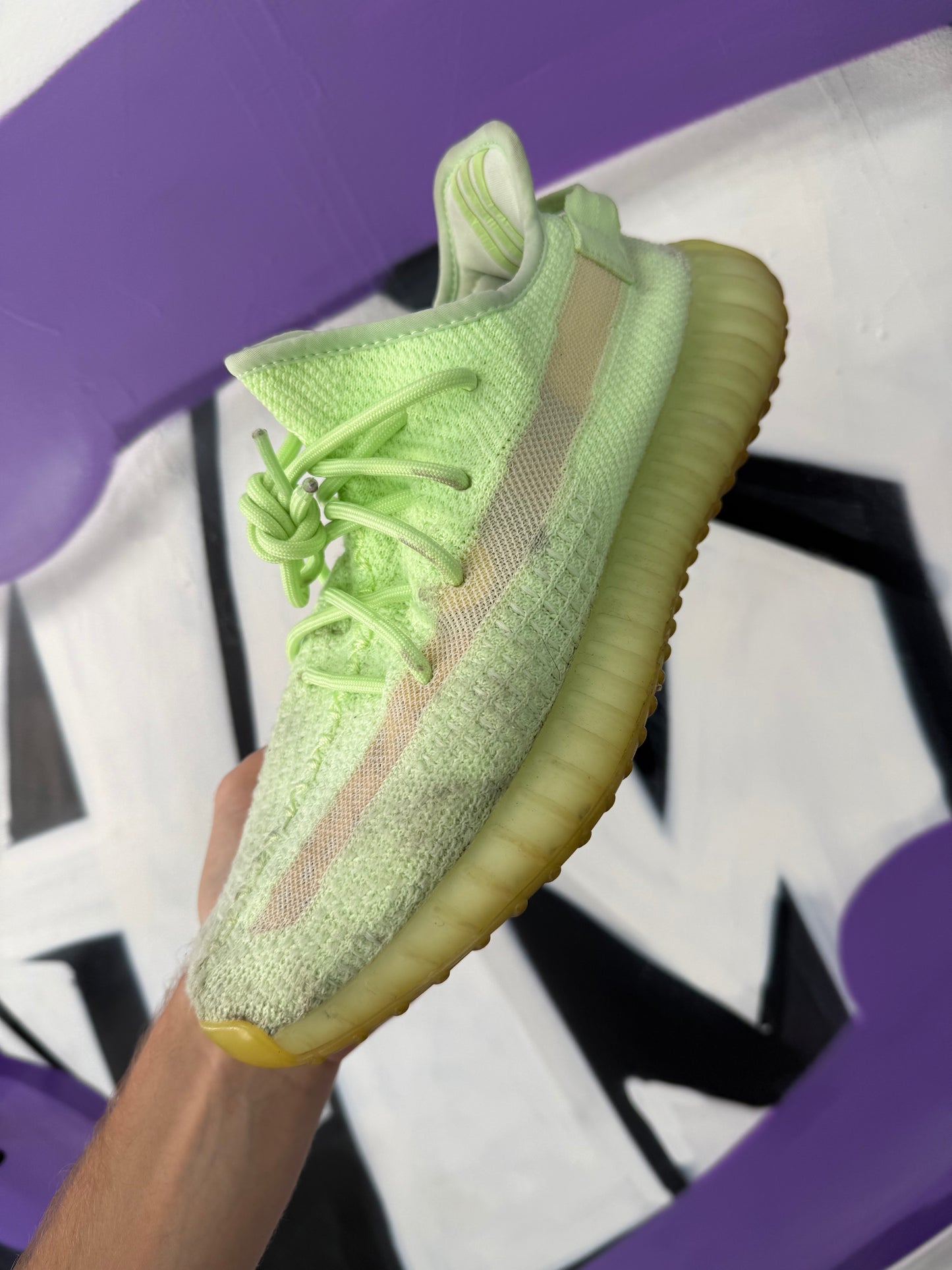 YZY 350 Glow Used No Box