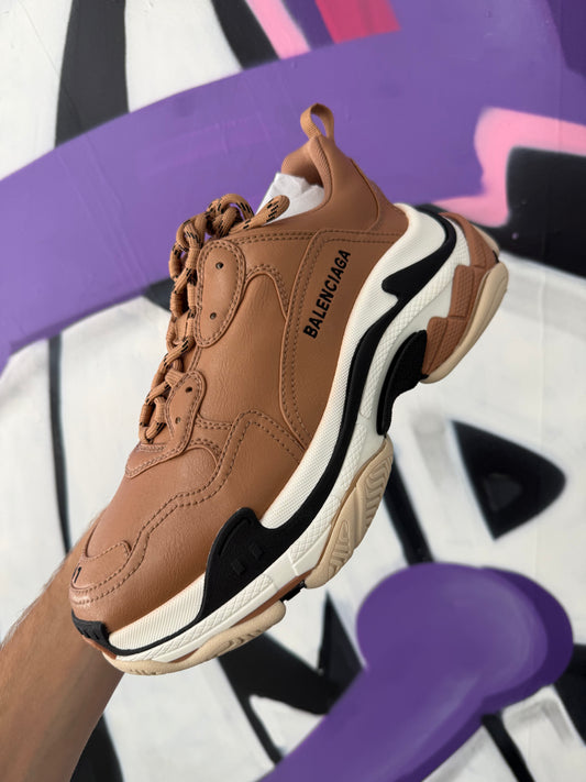 Balenciaga Triple S Sand Brown New With Box
