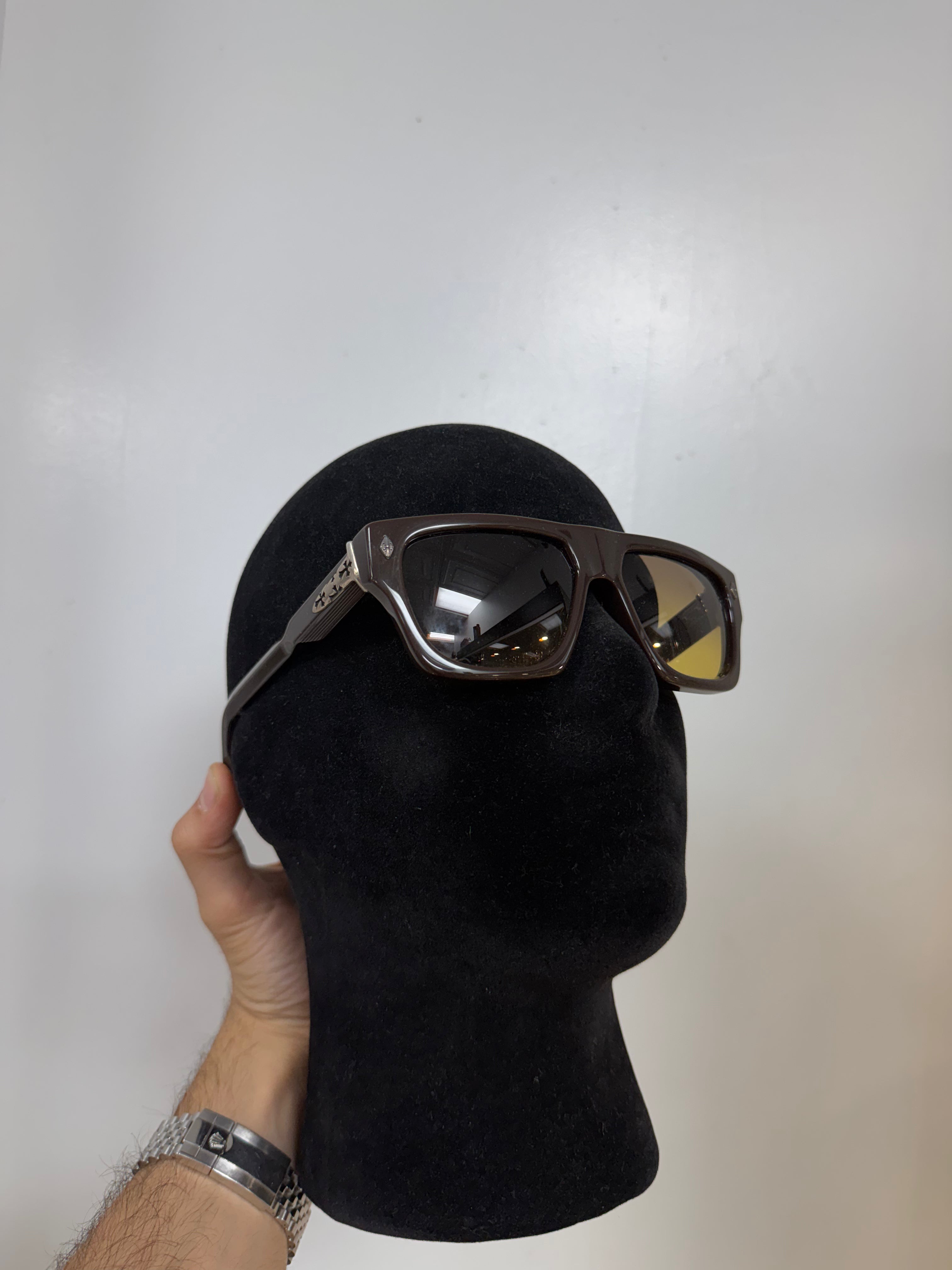 Chrome  Hearts Brown Charismadick Sunglasses