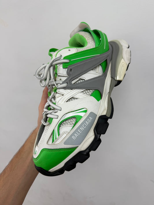 Balenciaga Track Green White Used
