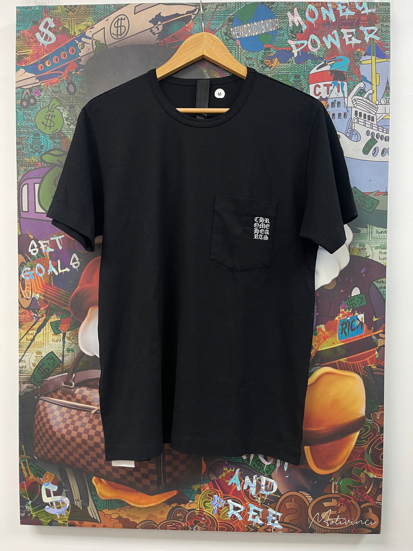 Chrome Hearts Black Eye Chart Cut & Sew Tee
