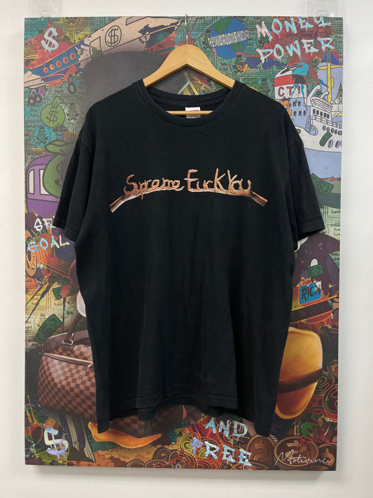 Supreme F**K You Black Tee