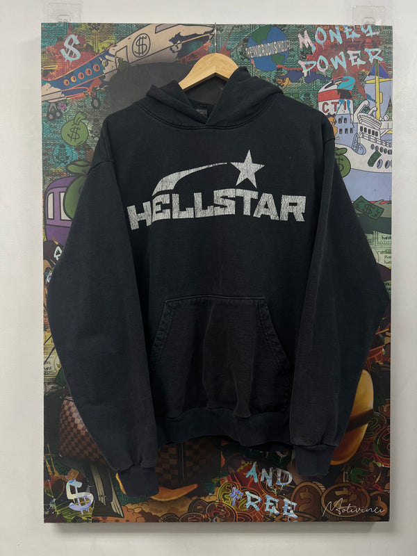Hellstar Black White Classic Hoodie