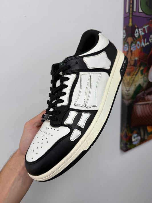 Amiri Skel Top Low Black White Used
