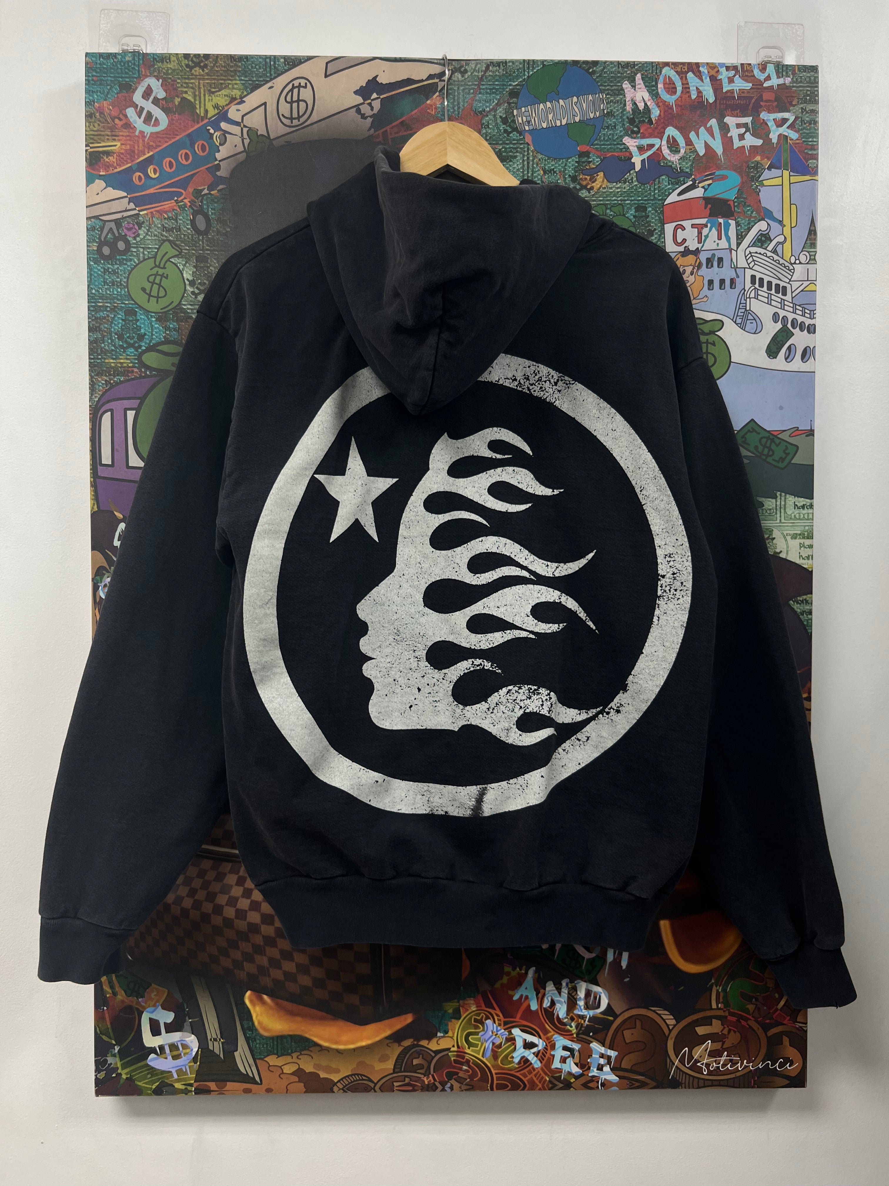 Hellstar Black White Classic Hoodie