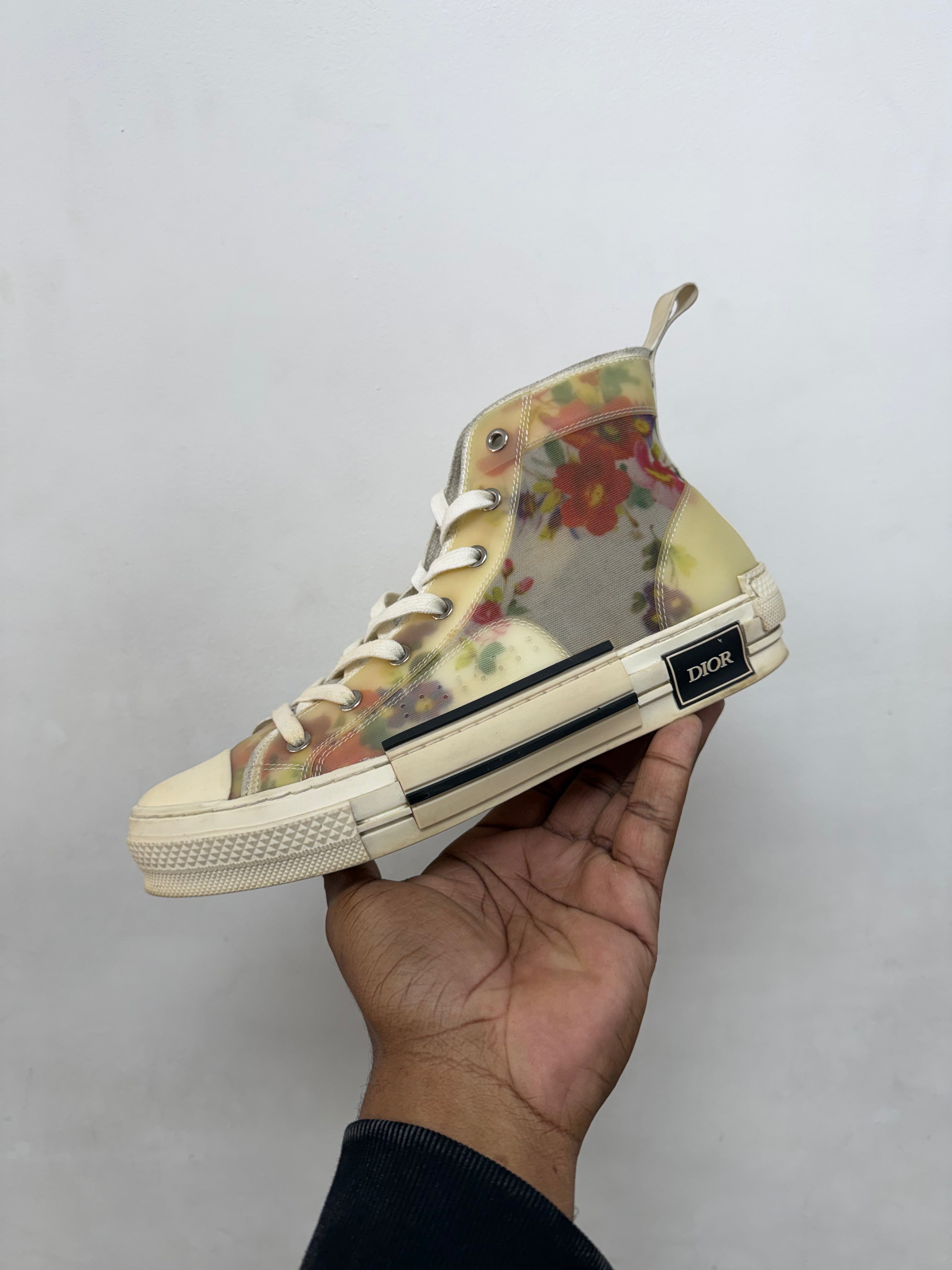 Dior Floral B23 High (Yellowing) Sneakers