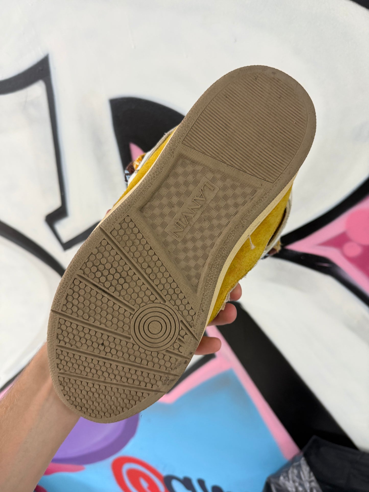 Lanvin Curb Mustard Yellow Used No Box