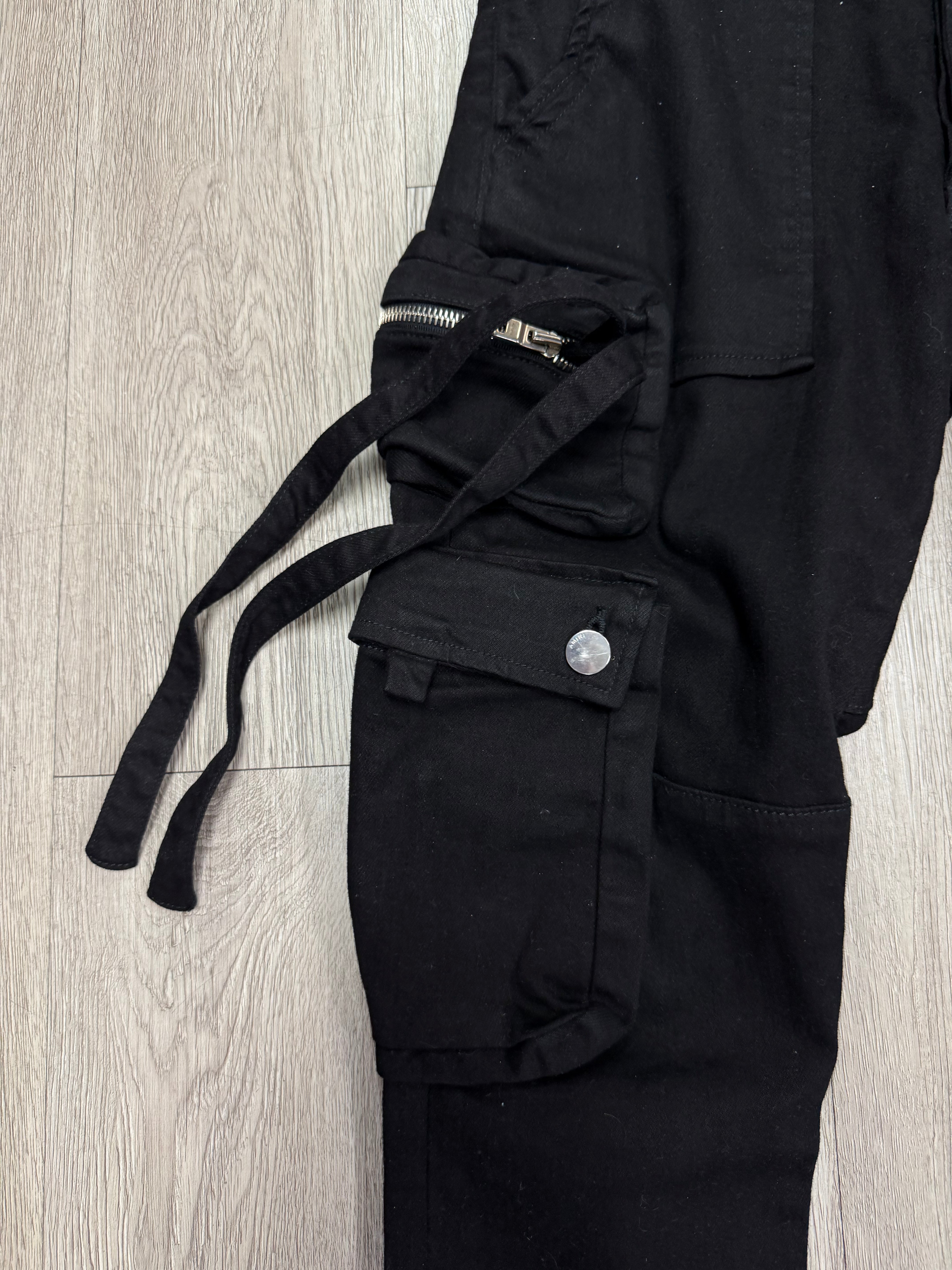 Amiri Black Cargo Jeans