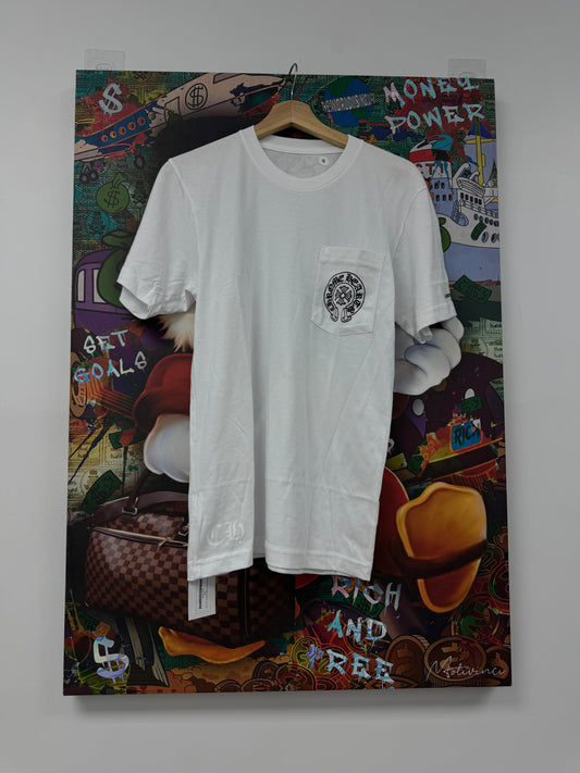 Chrome Hearts White Horseshoe Tee New Small N/A