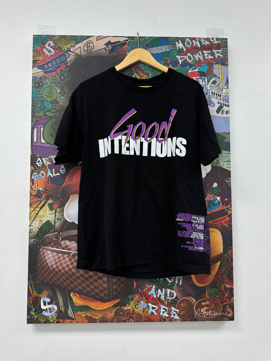 VLONE Good Intentions Tee Black Used Large