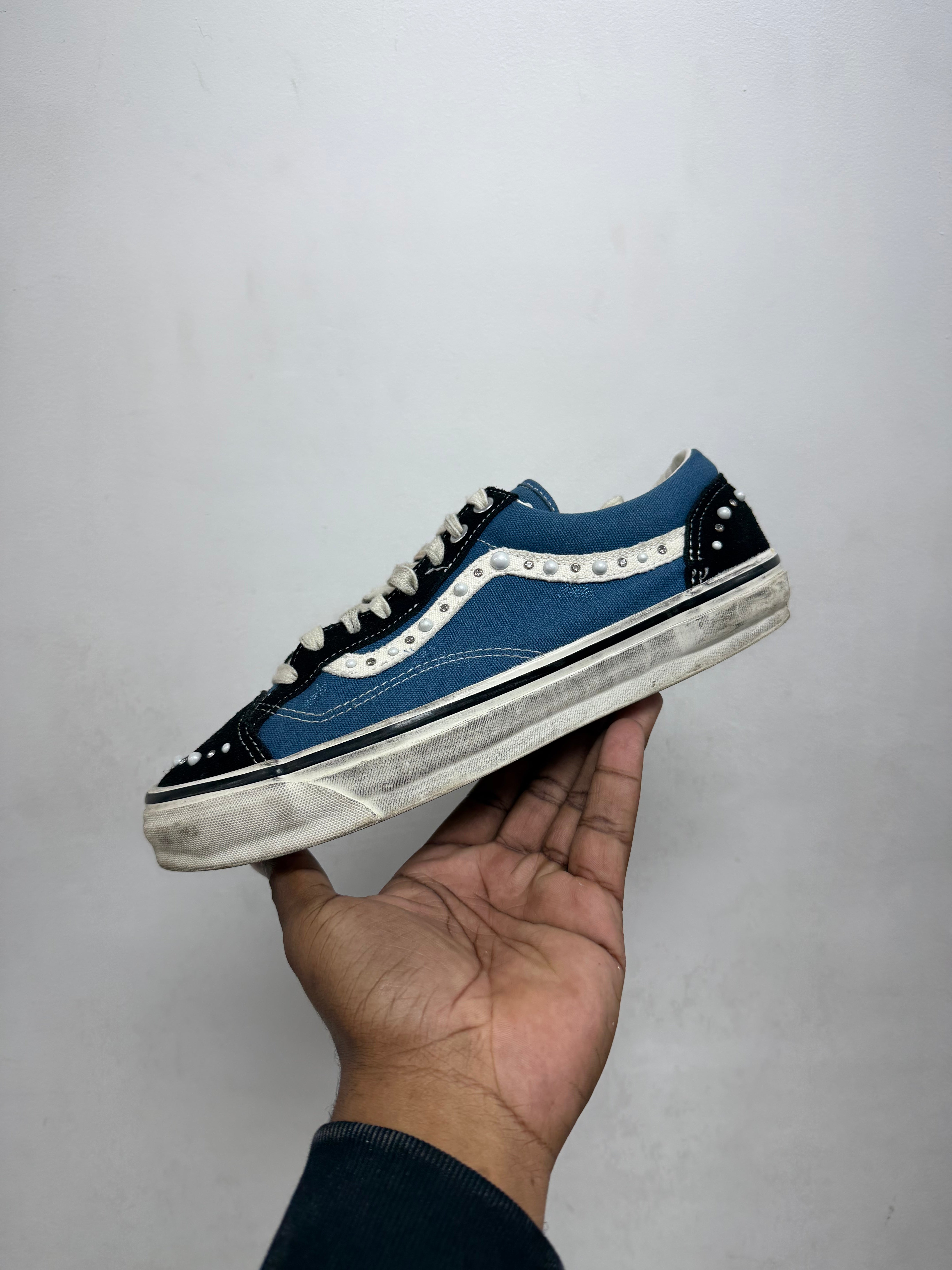 Vans Navy Pearlized Sneakers