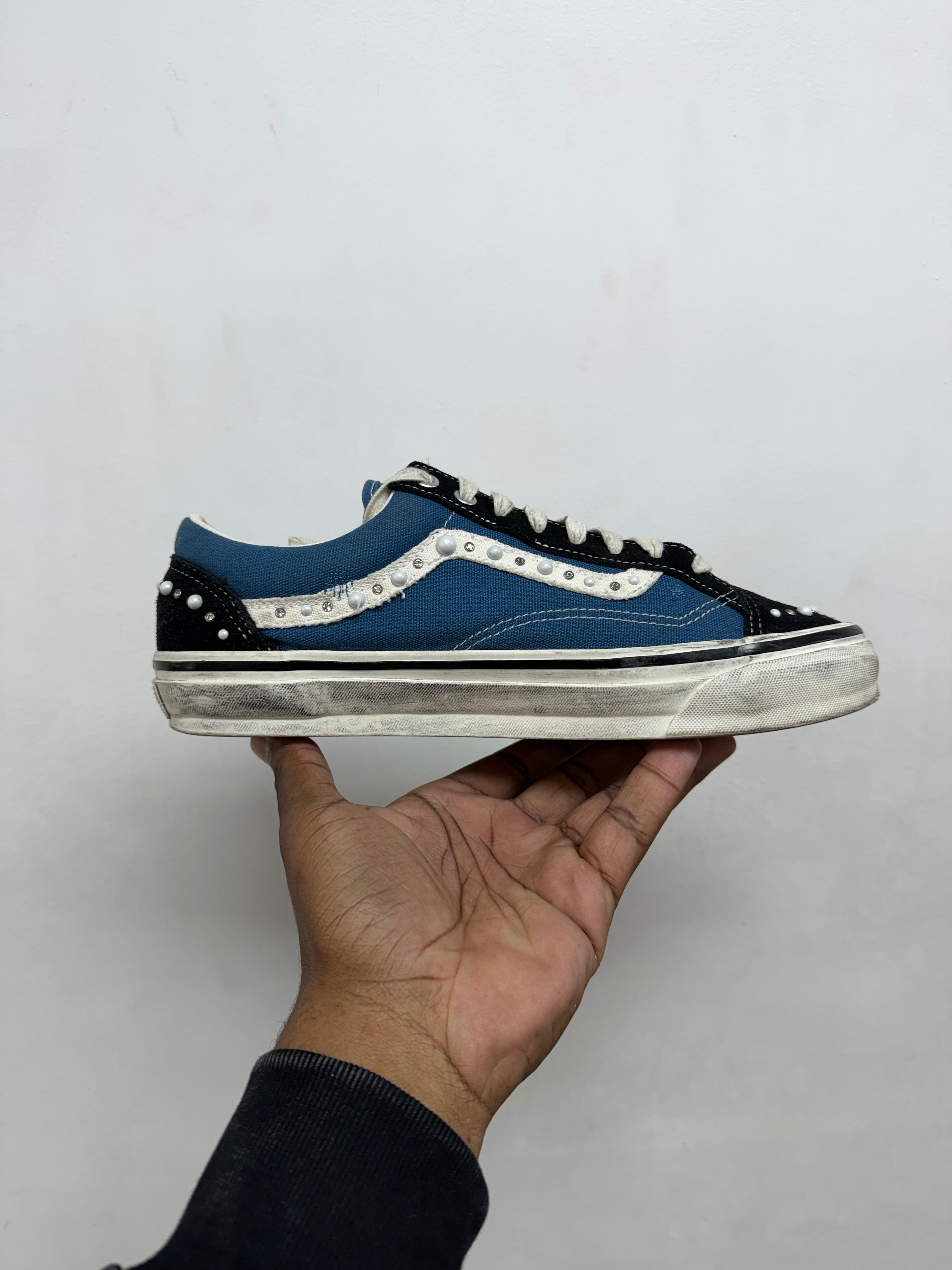 Vans Navy Pearlized Sneakers