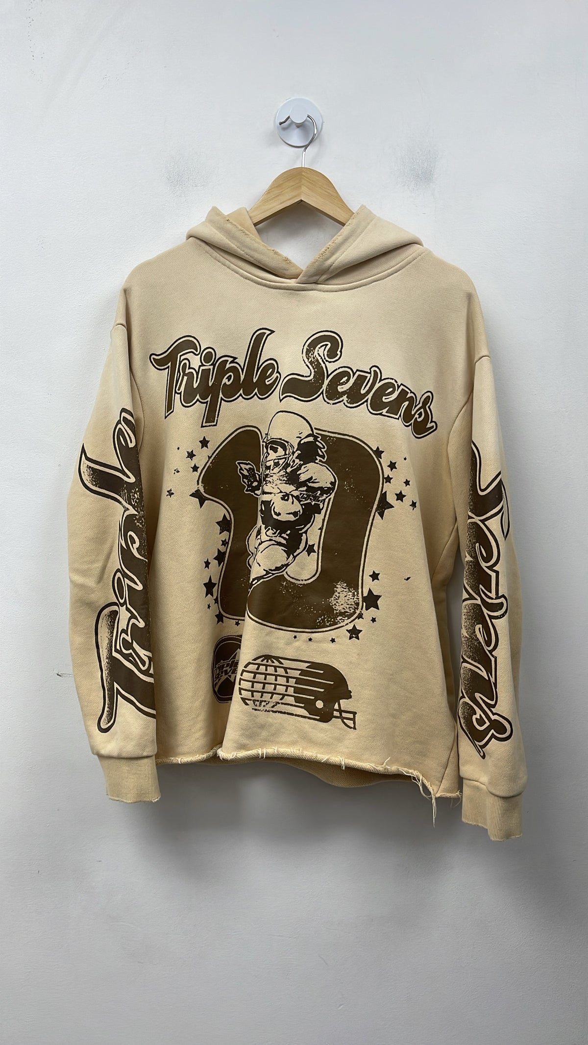 Triple Sevens Cream Brown All Star Hoodie