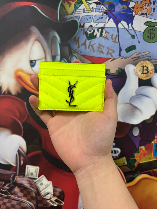 YSL Cardholder Neon Used OS N/A