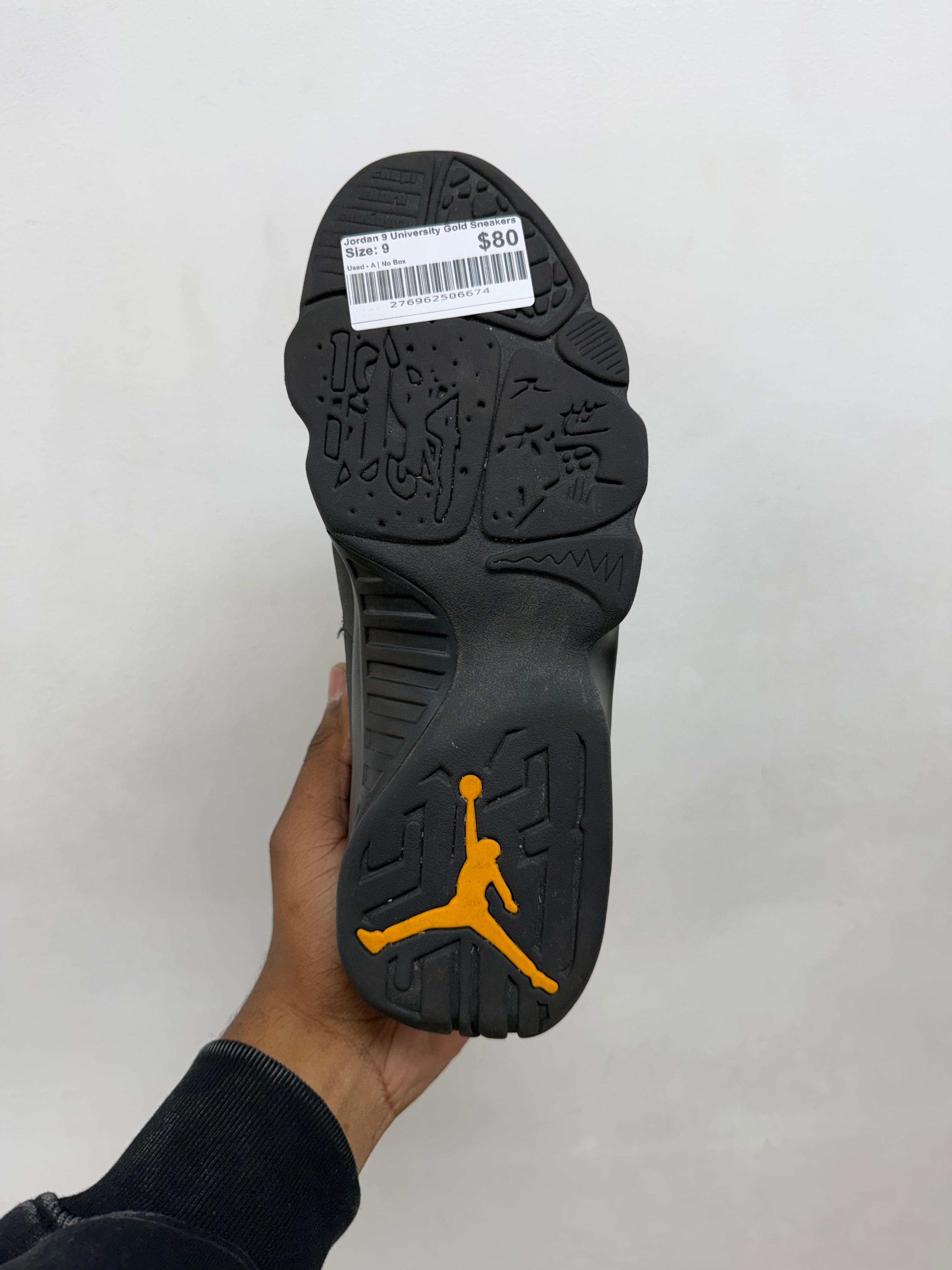 Jordan 9 University Gold Sneakers