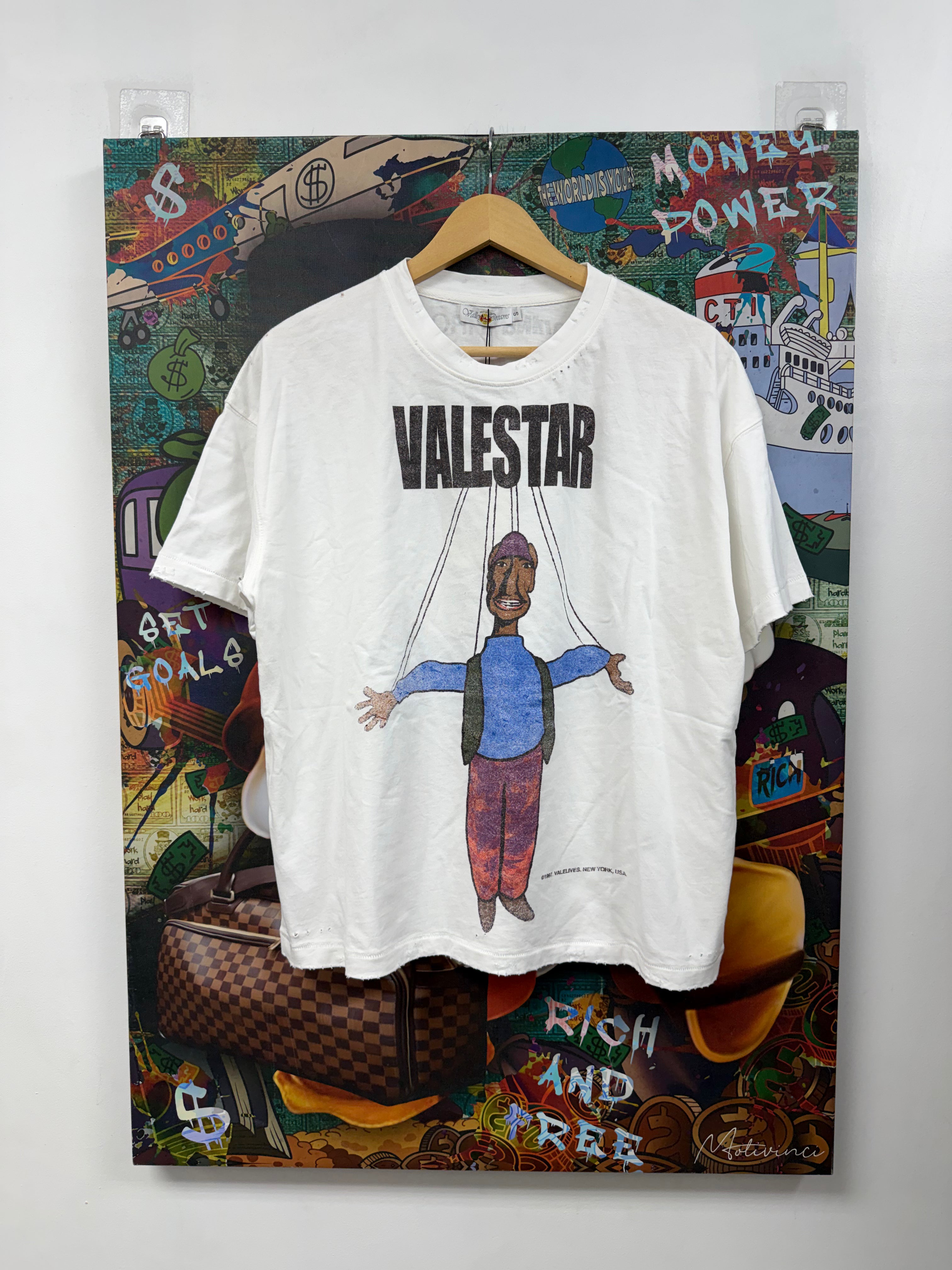 Vale White Valestar Puppet Tee