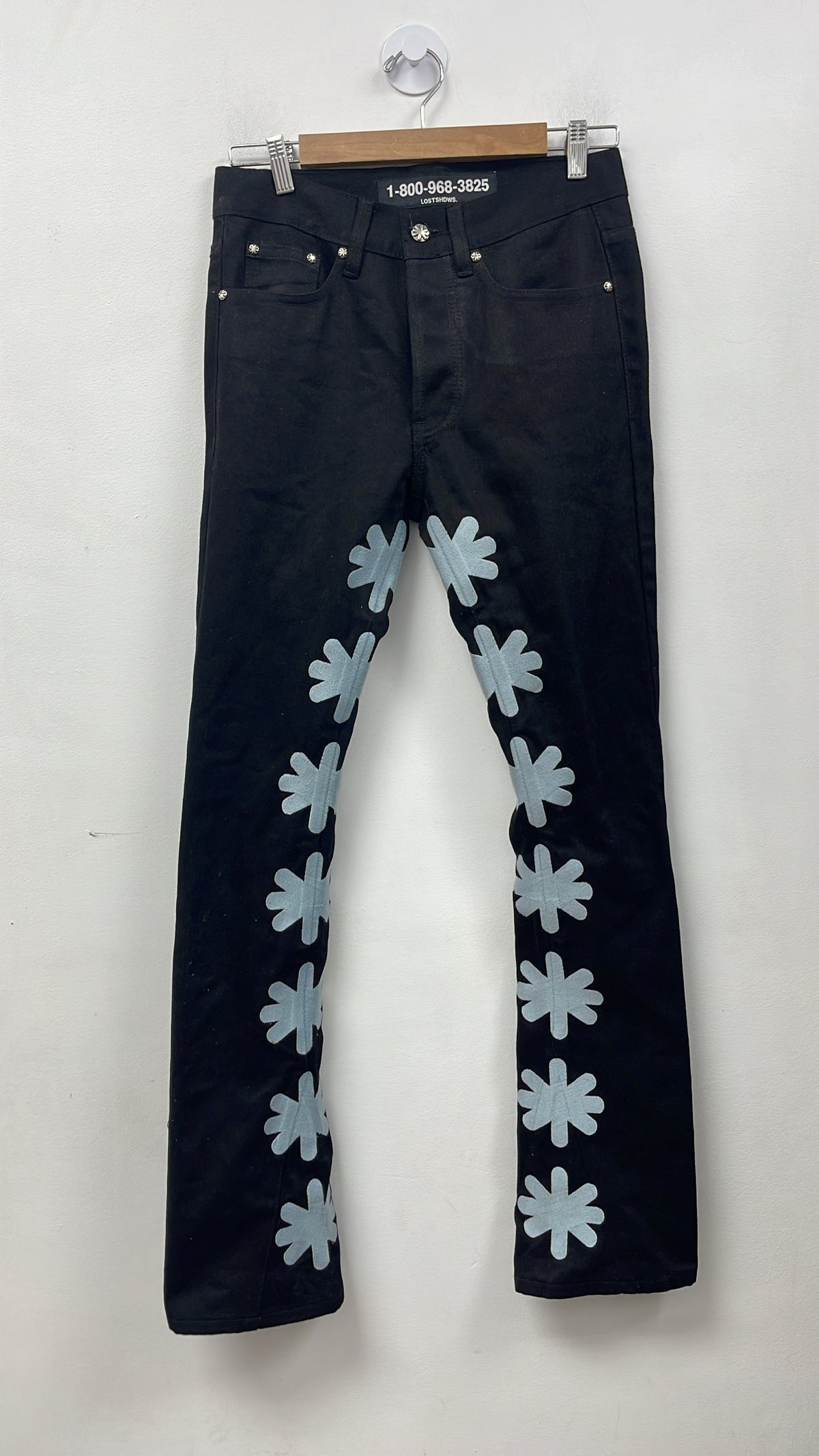 LOSTSHDWS Black Baby Blue Jeans