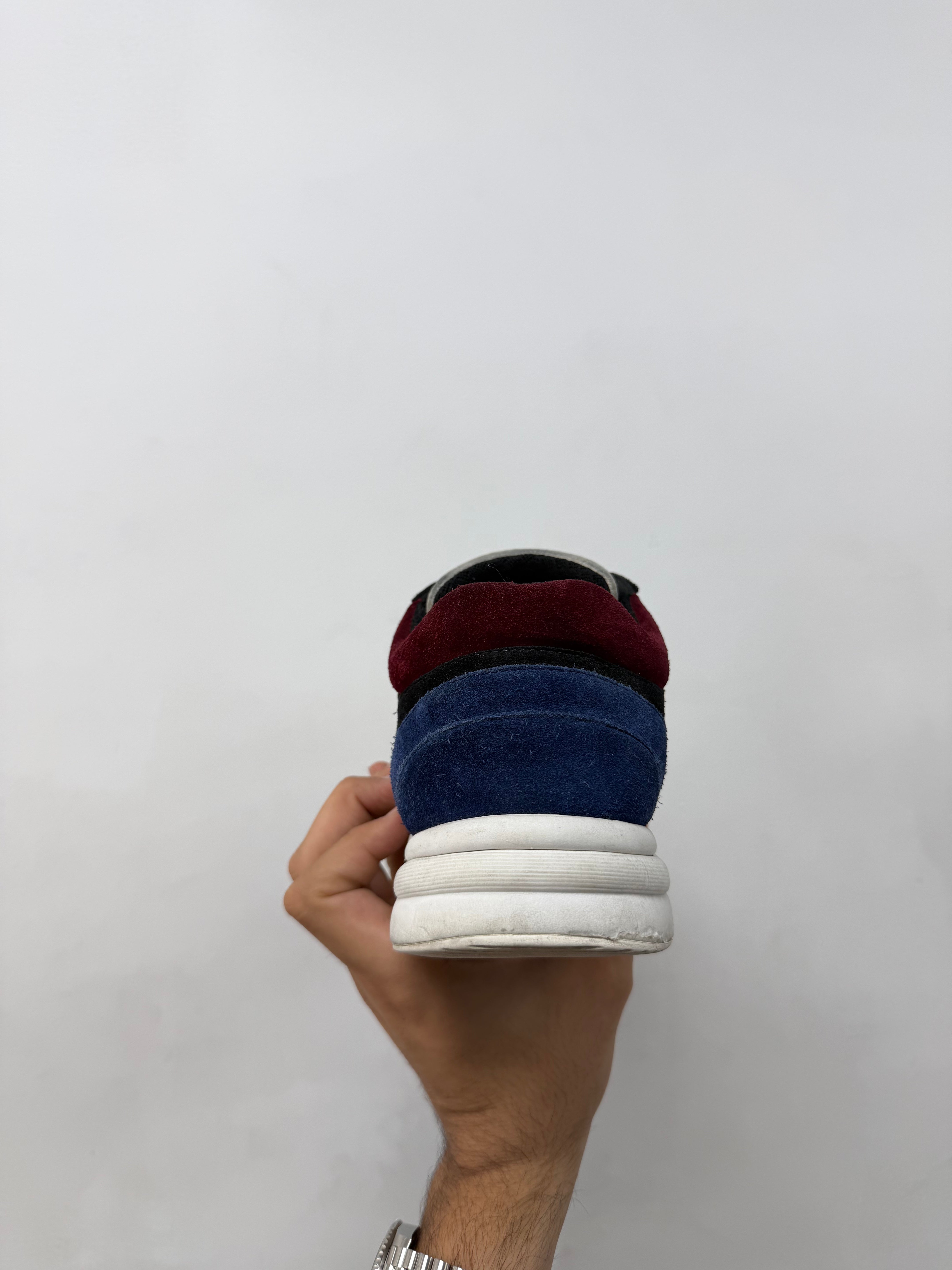 Chanel Stepper Multi Color Beige Maroon Blue Used 42 (US 9) No Box
