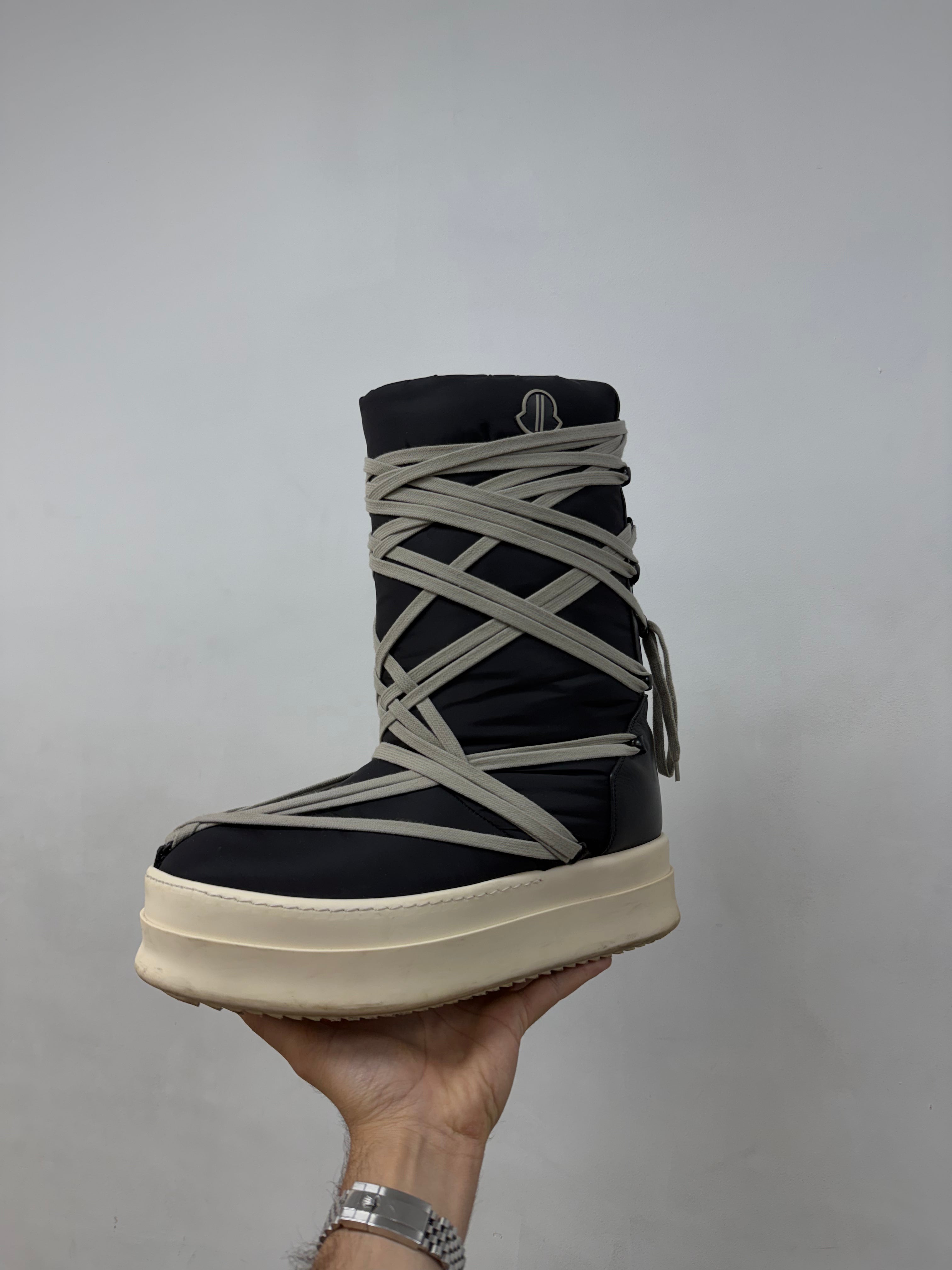Rick Owens Moncler Mega Lace Boots
