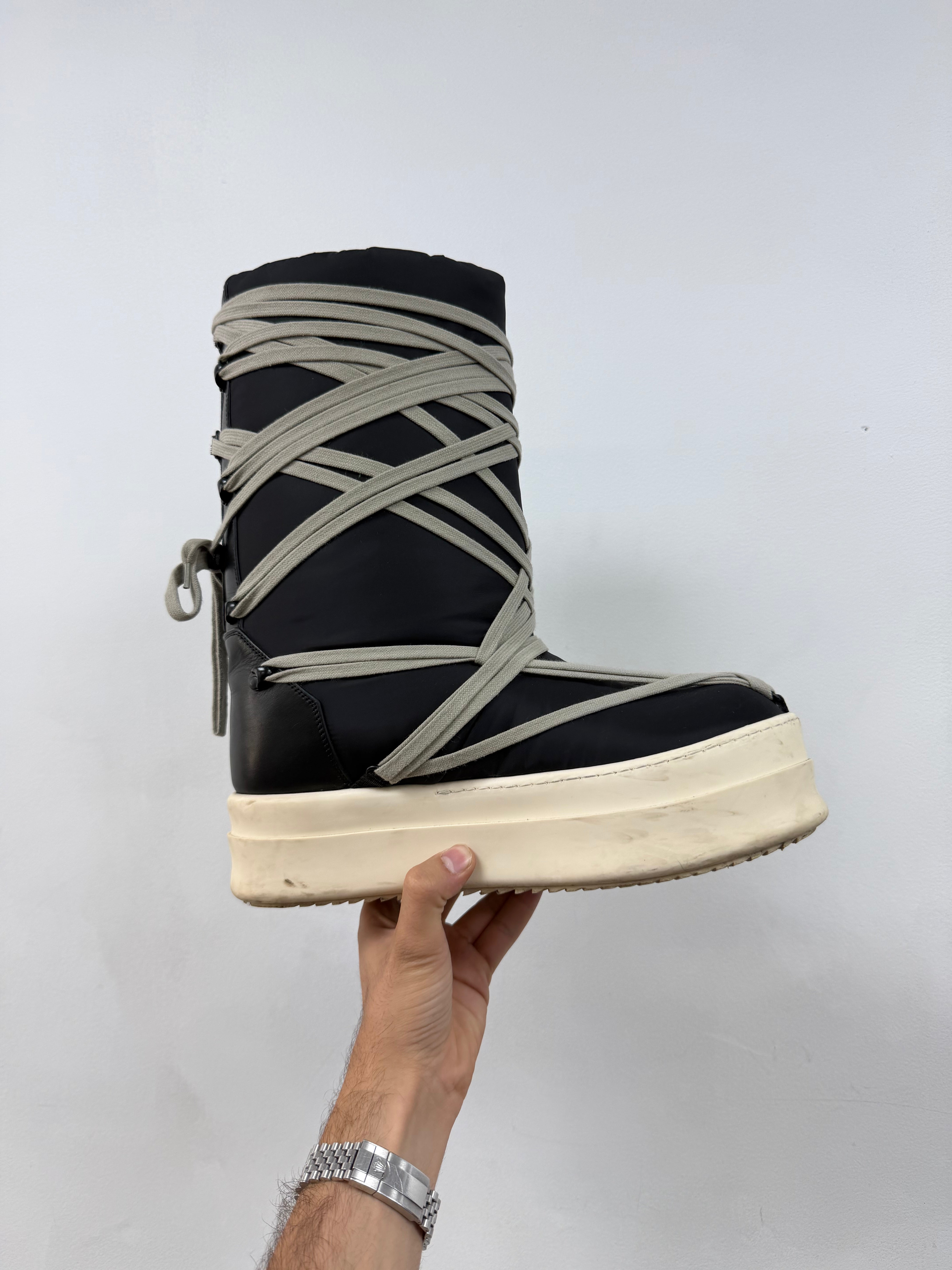 Rick Owens Moncler Mega Lace Boots