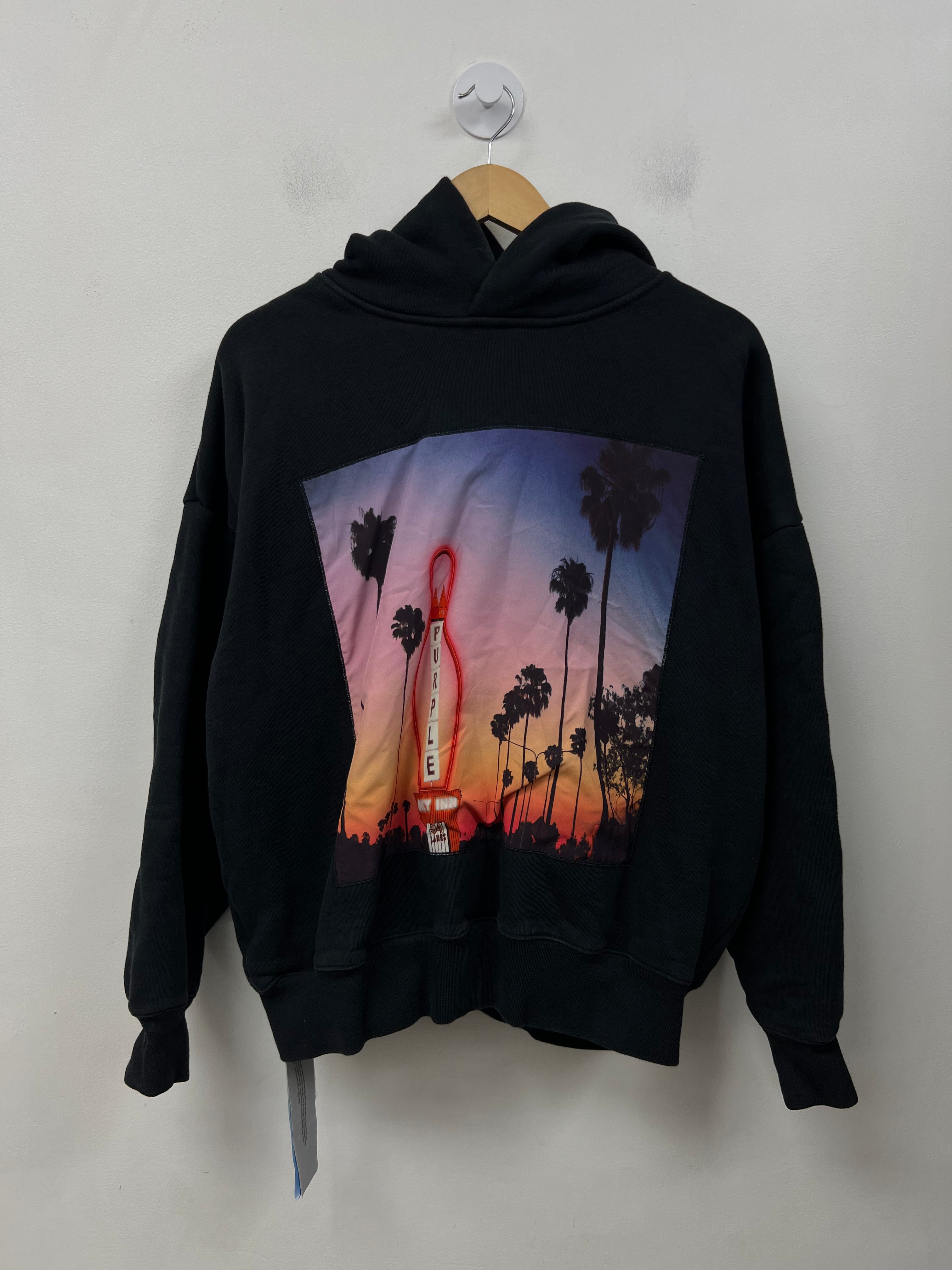 Purple Brand Black Sky Inn Hoodie