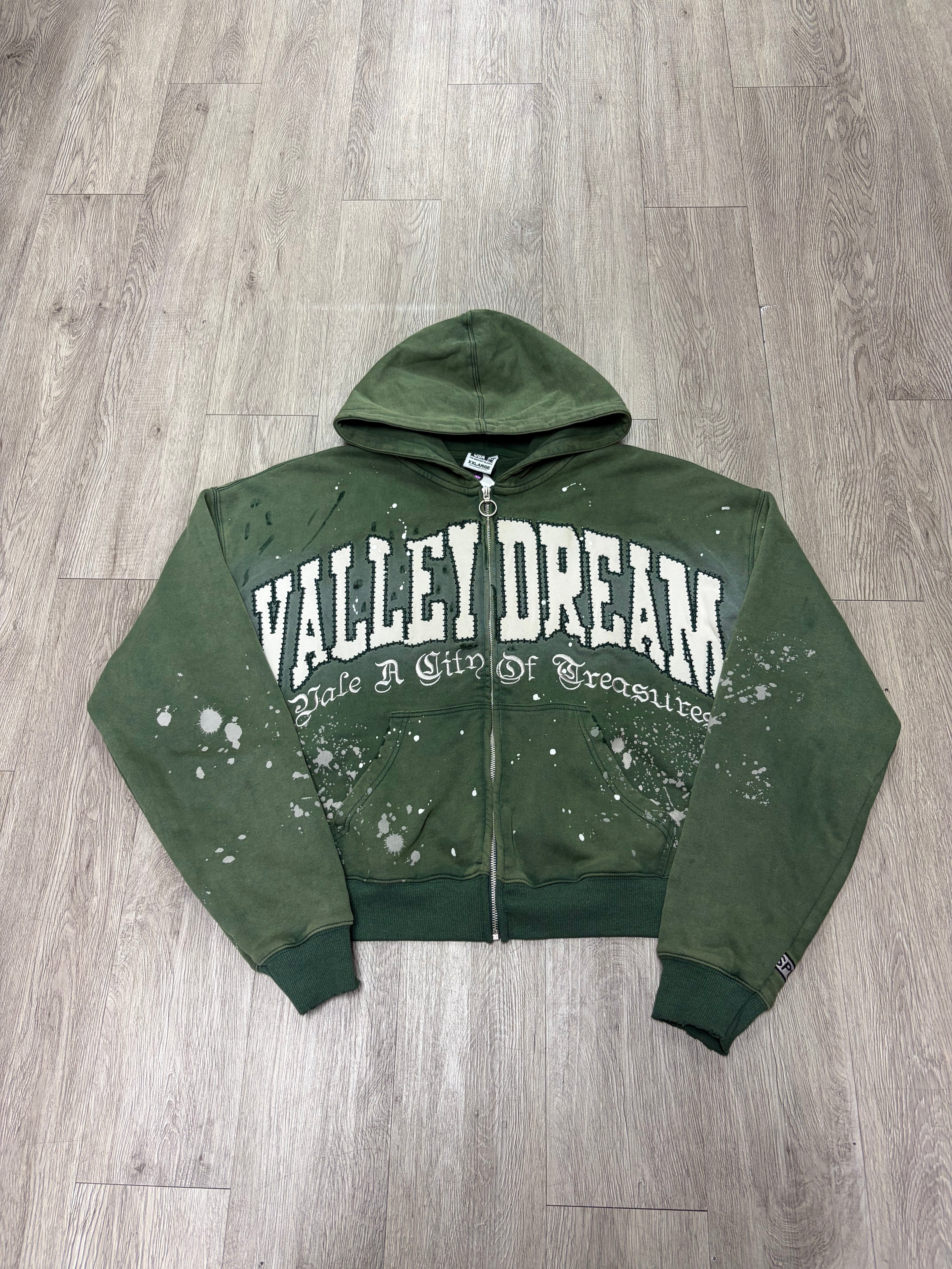 Vale Green Painter Zip Up