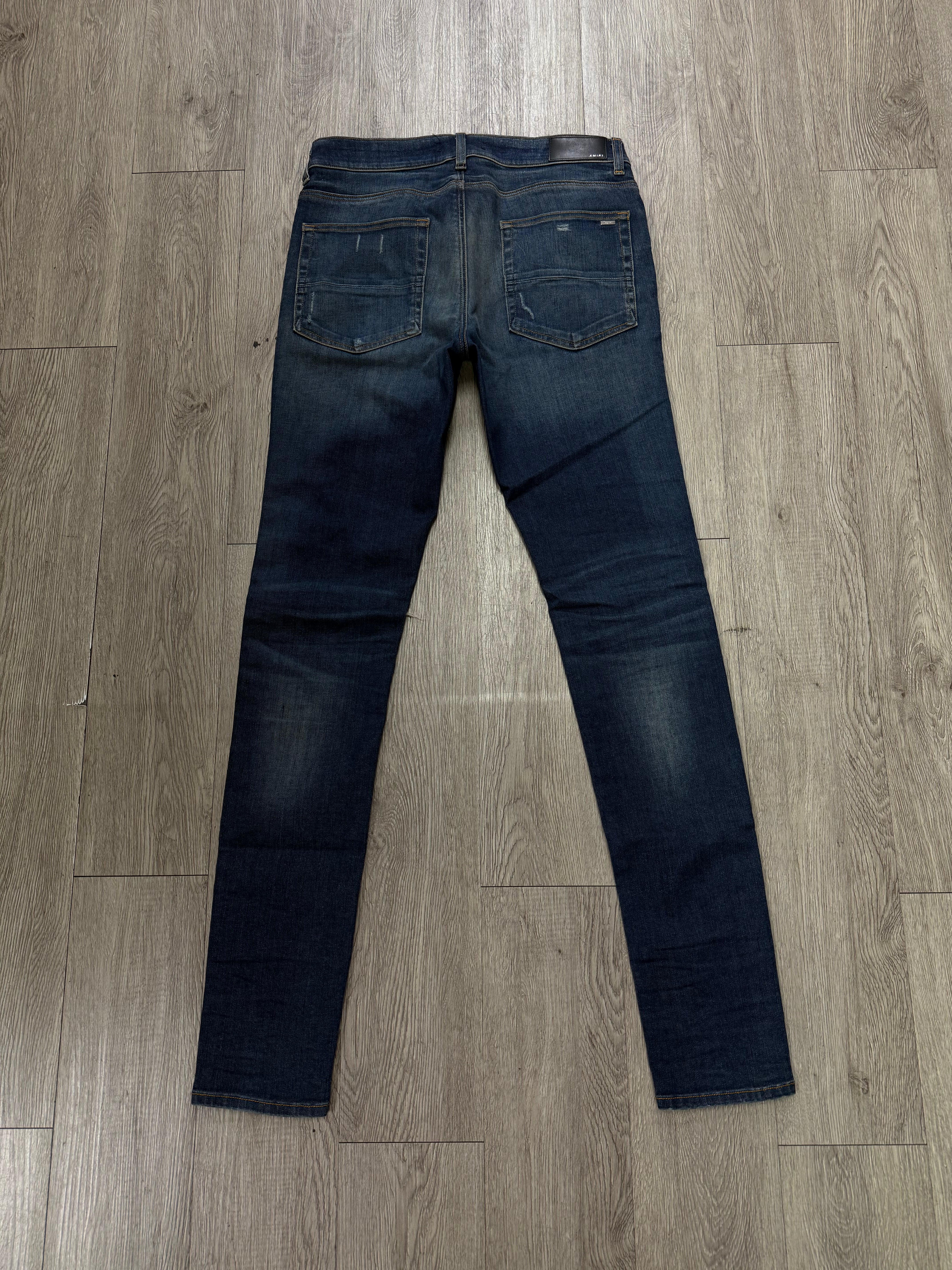 Amiri MX1 Deep Classic Black Patch Jeans