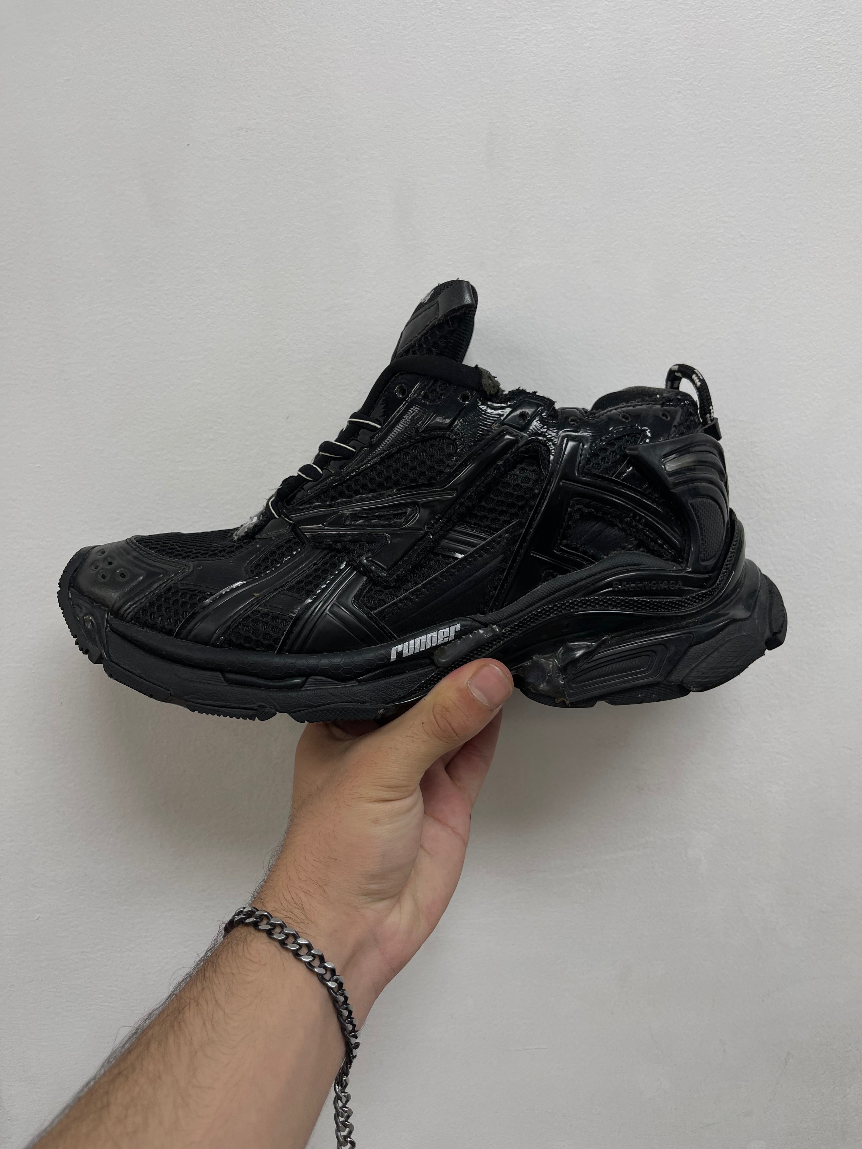 Balenciaga Black Runner Sneakers