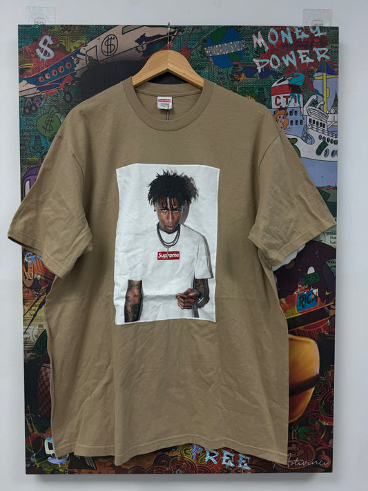 Supreme NBA YB Tee Beige New XL In Plastic