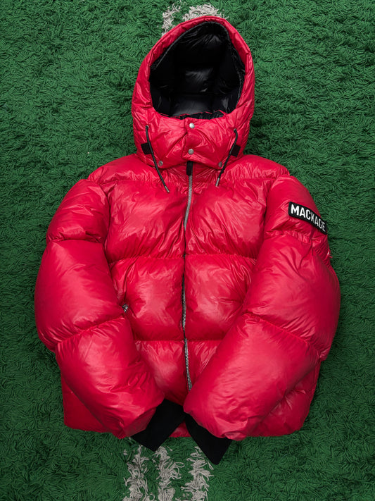 Mackage Puffer Jacket Red Used 42 N/A