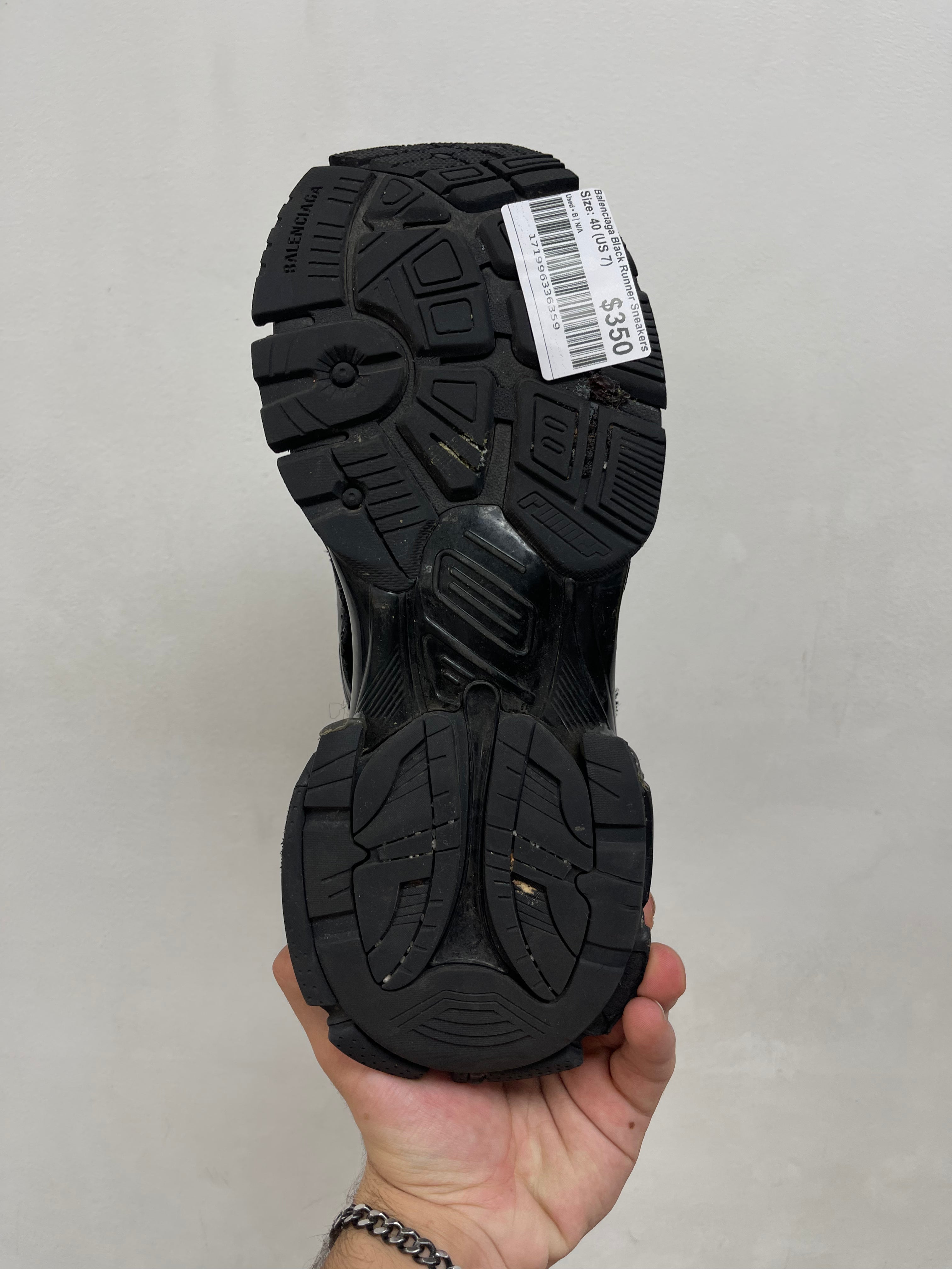 Balenciaga Black Runner Sneakers