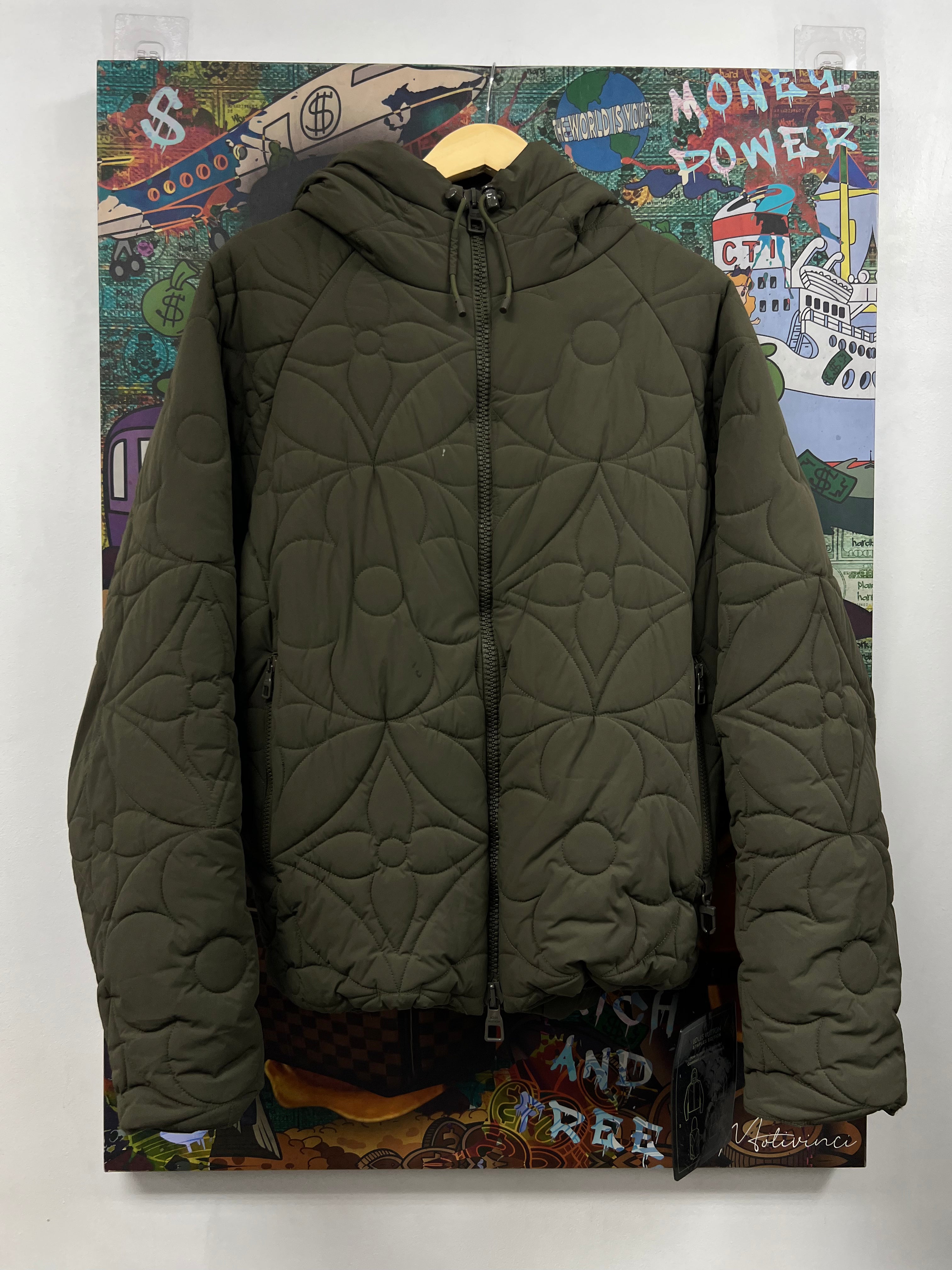 Louis Vuitton Olive Monogram (48) Jacket