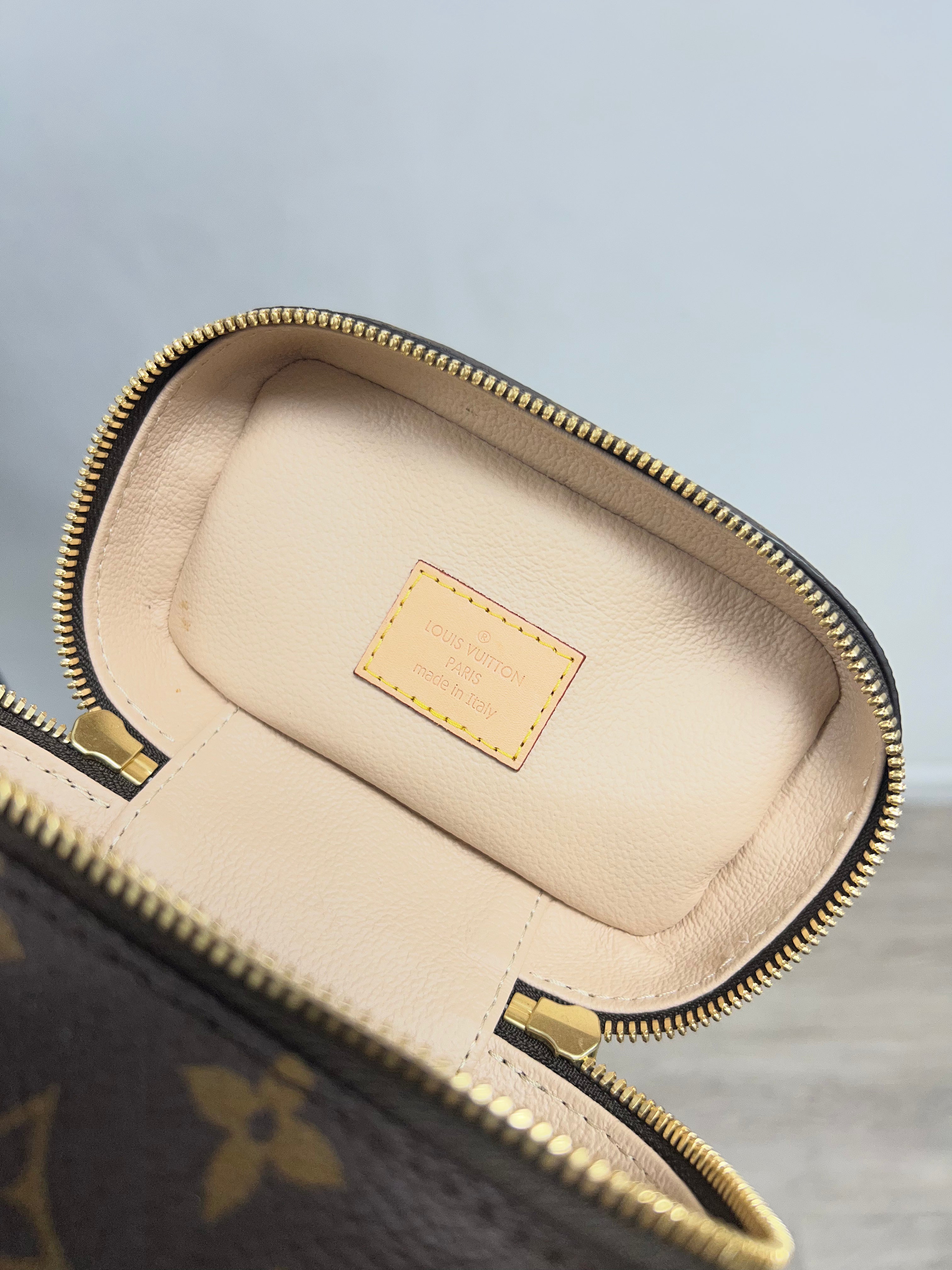 Louis Vuitton Nano Brown Monogram Vanity Bag