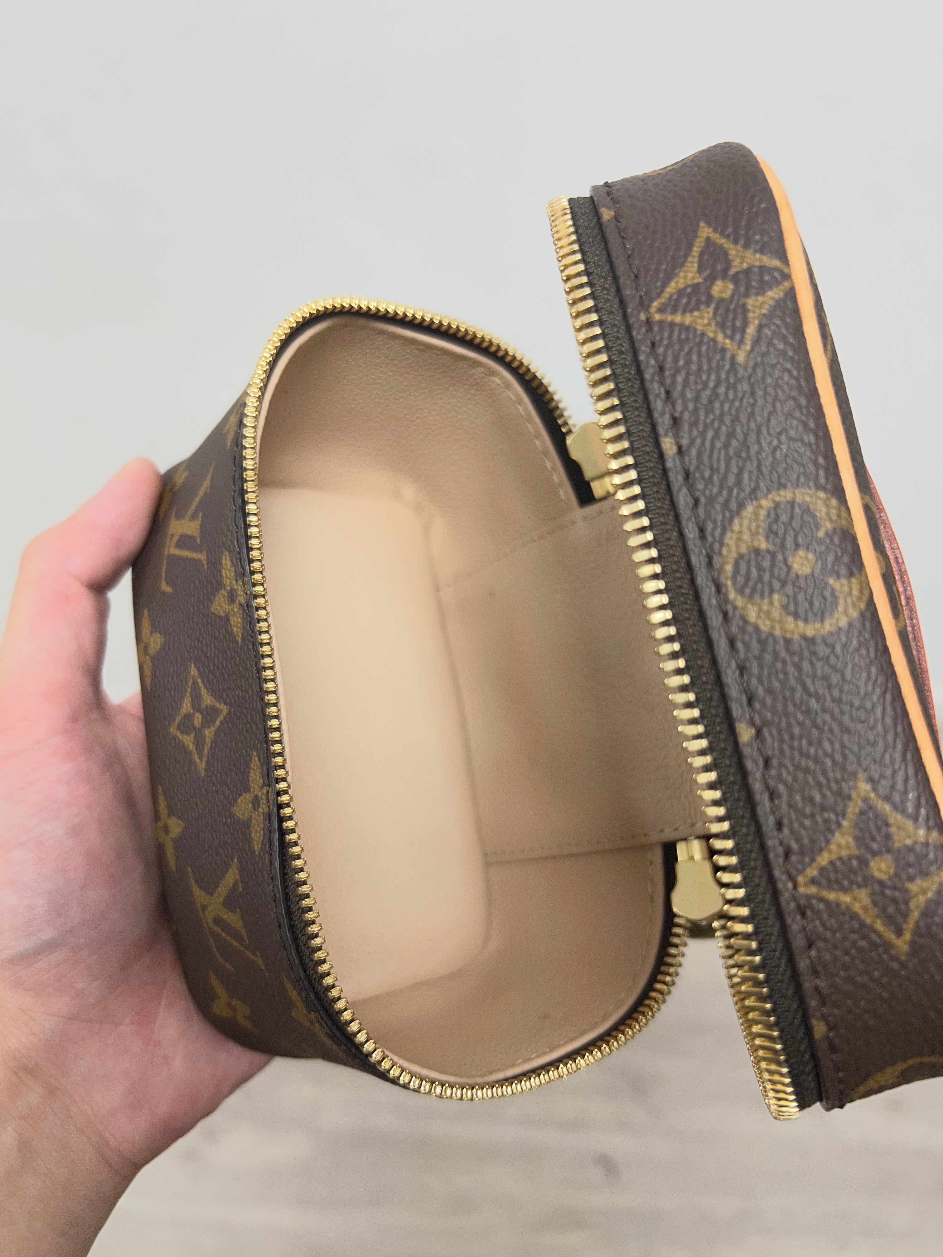 Louis Vuitton Nano Brown Monogram Vanity Bag