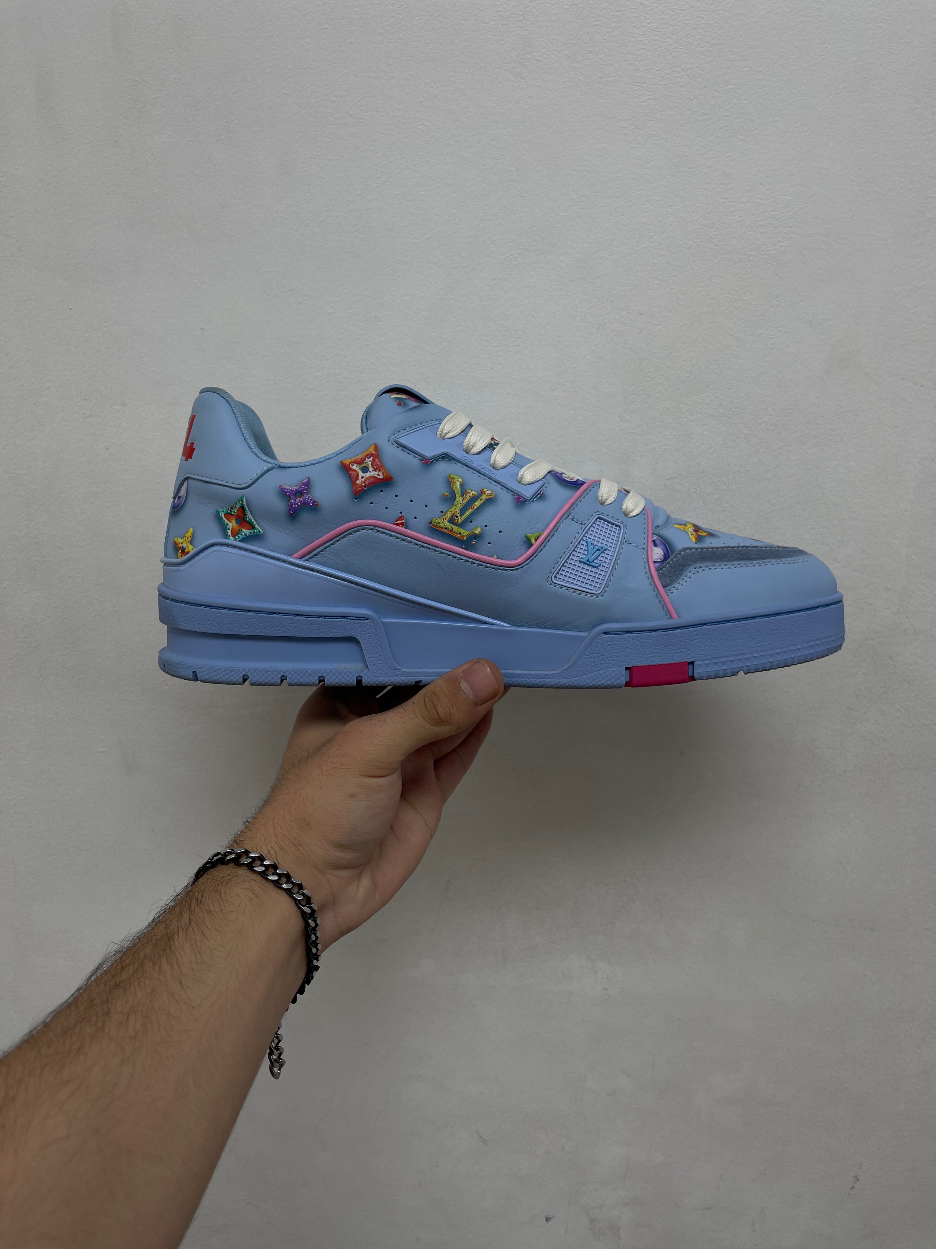 Louis Vuitton Baby Blue Valentine's Day Sneakers
