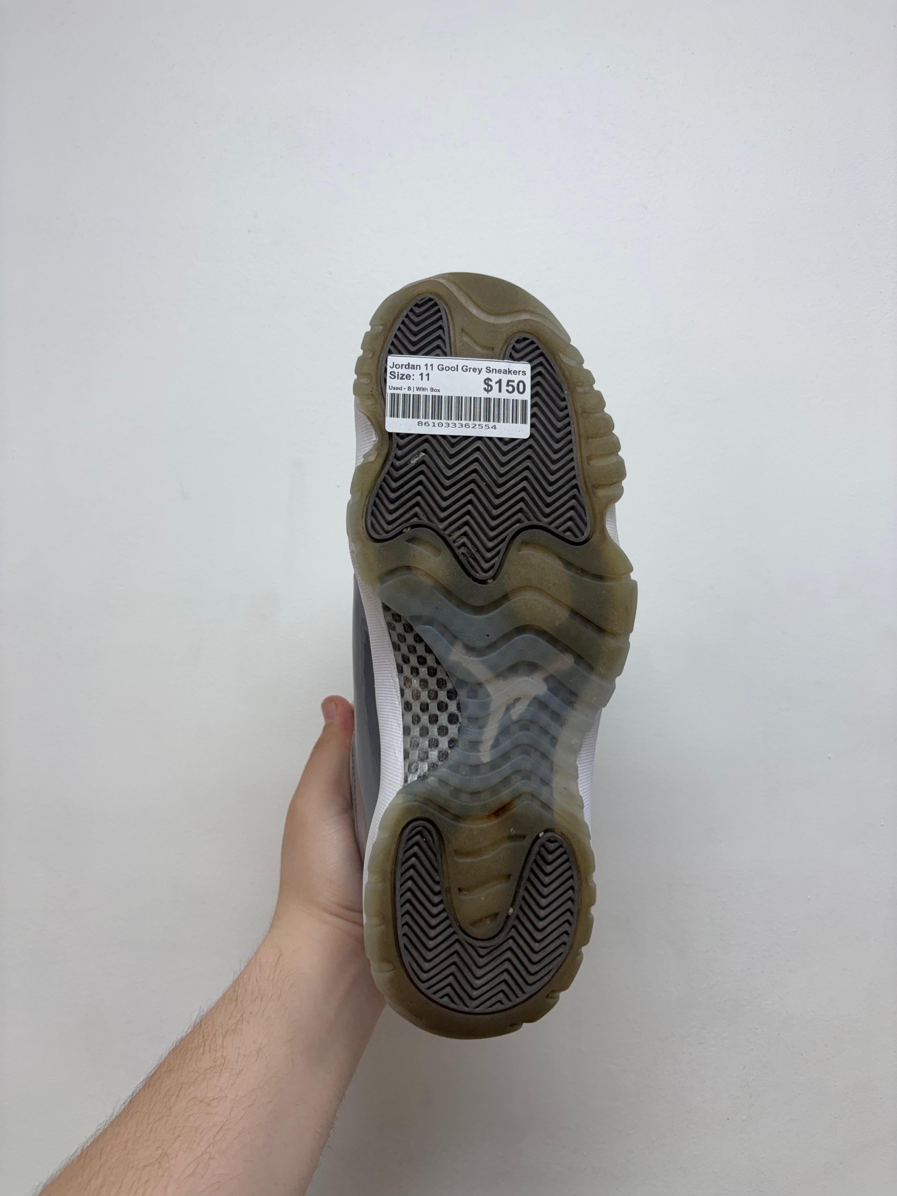 Jordan 11 Gool Grey Sneakers