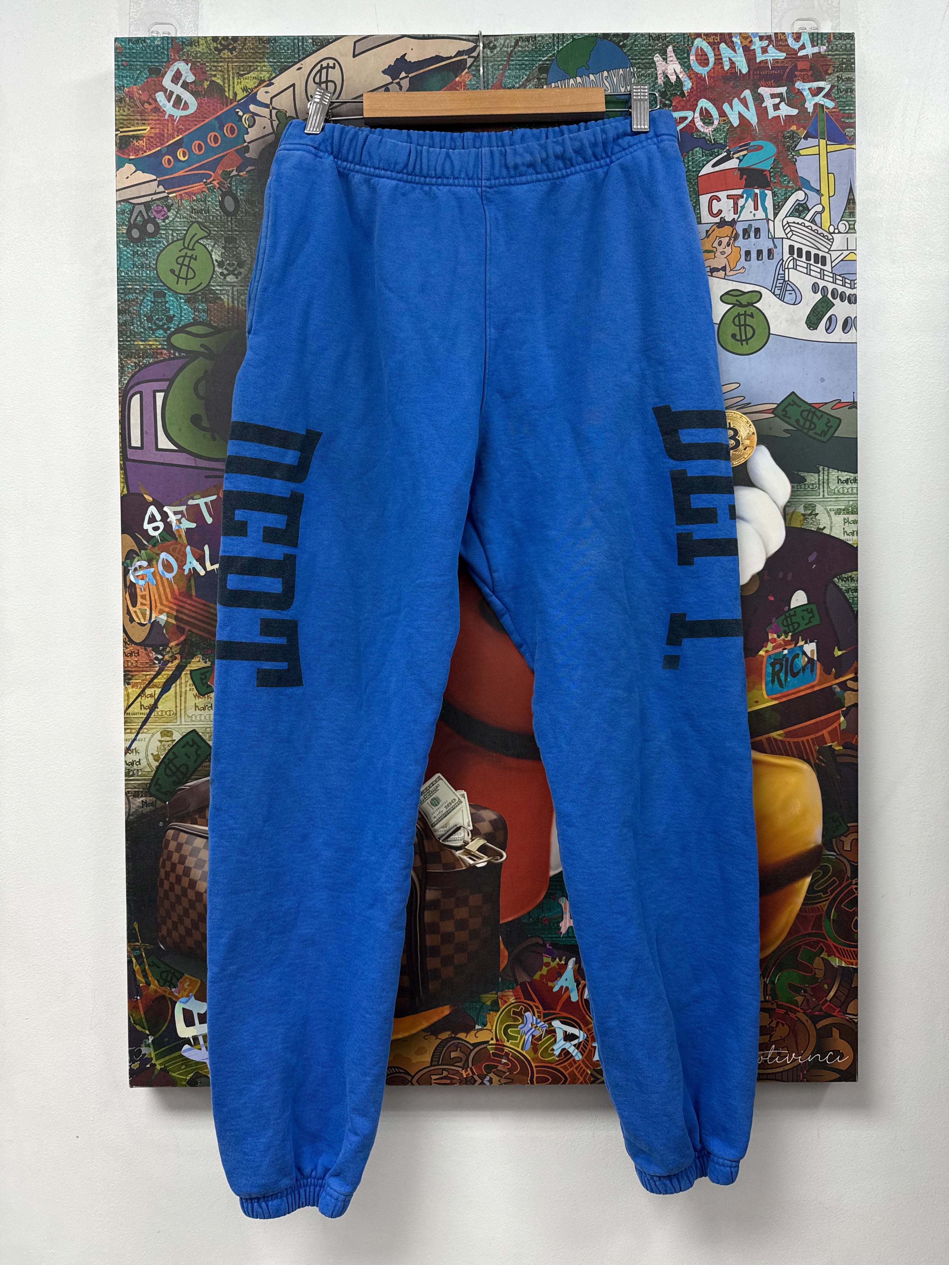 Gallery Dept Blue Black Logo Sweats
