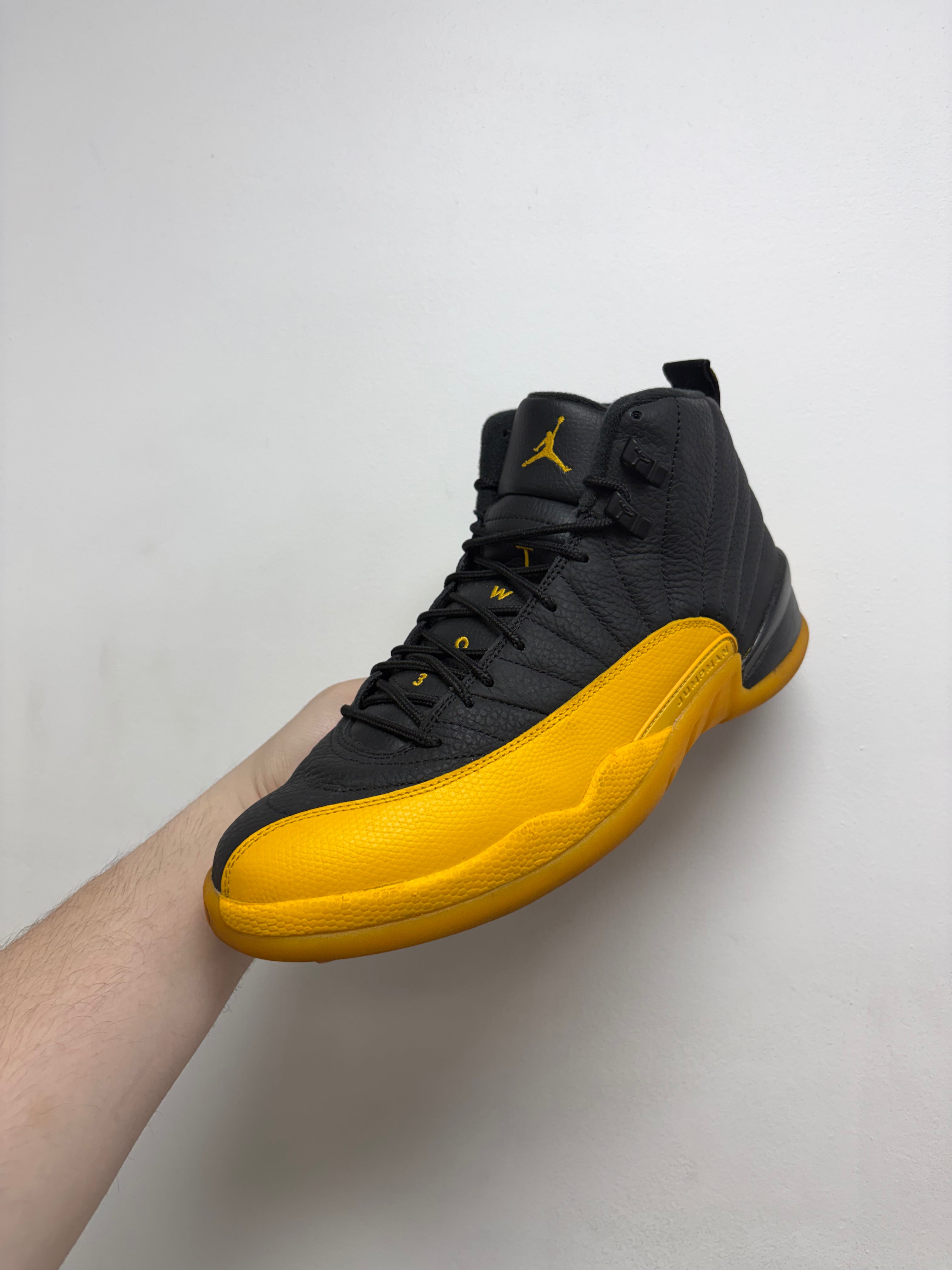 Jordan 12 University Gold Sneakers