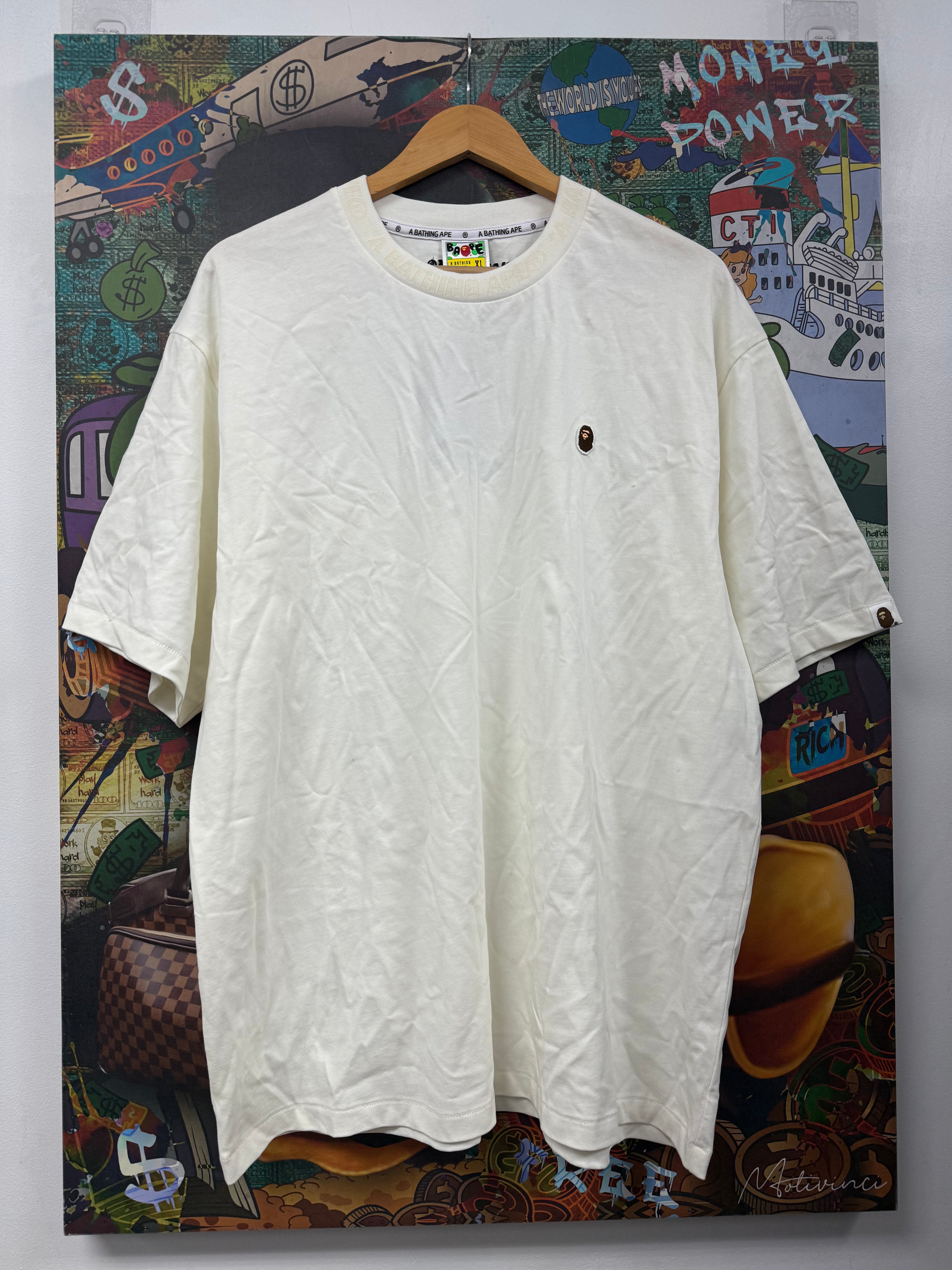 BAPE Cream Small Head Tee