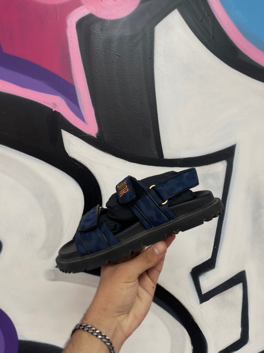 Dior Navy Dioract Sandals