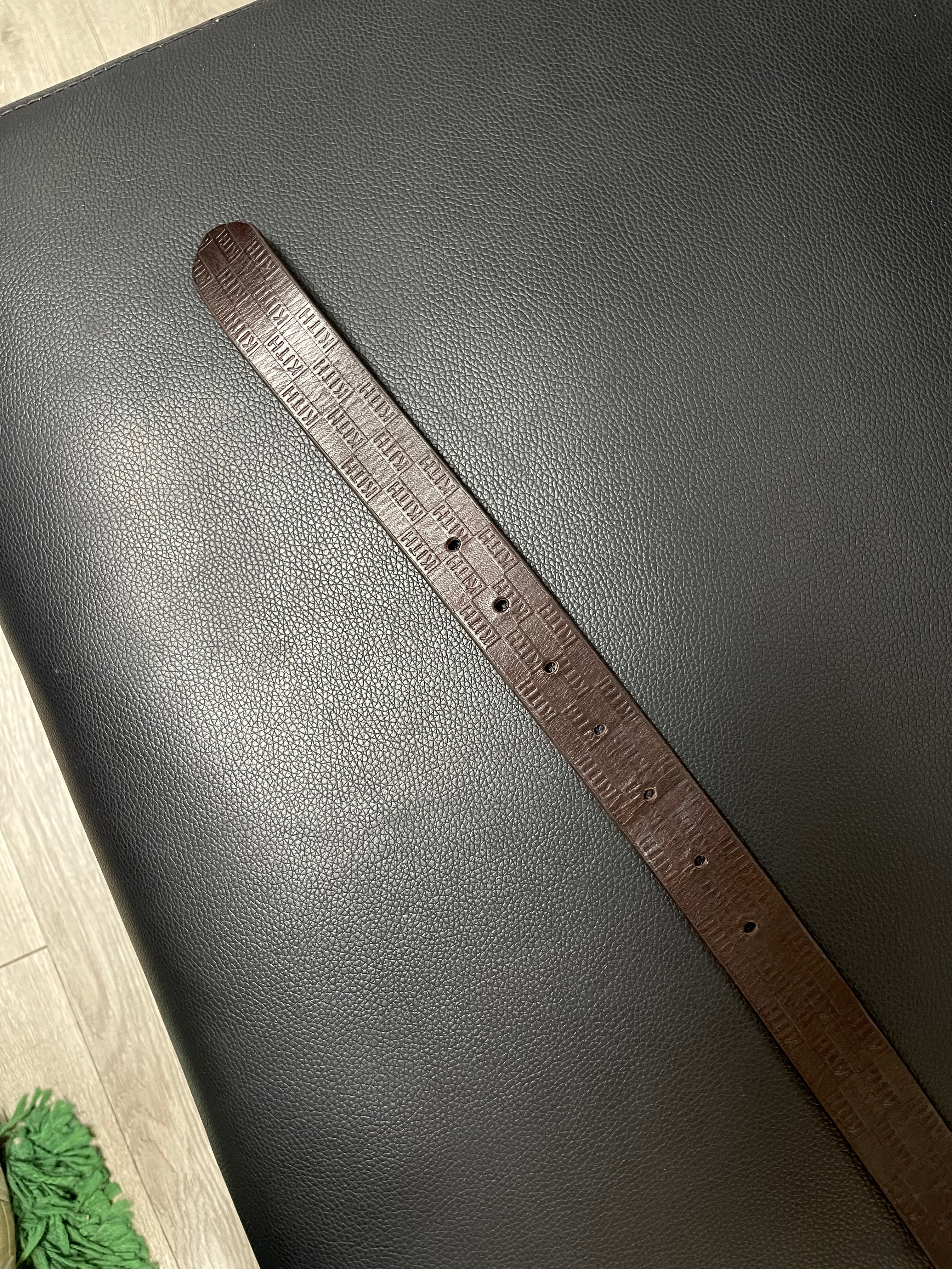 Kith Brown Embossed Belt