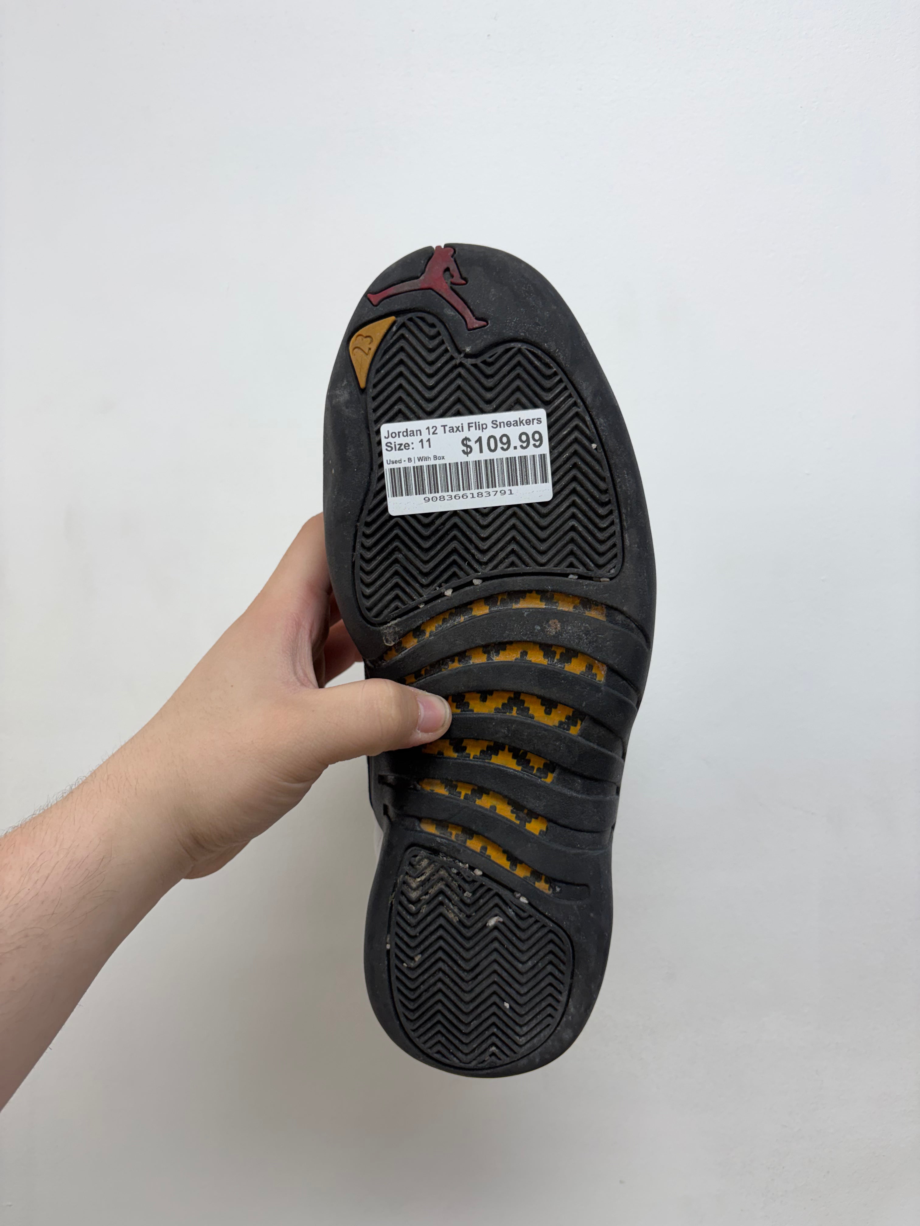 Jordan 12 Taxi Flip Sneakers