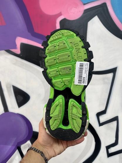 Balenciaga Blue Lime Track Sneakers