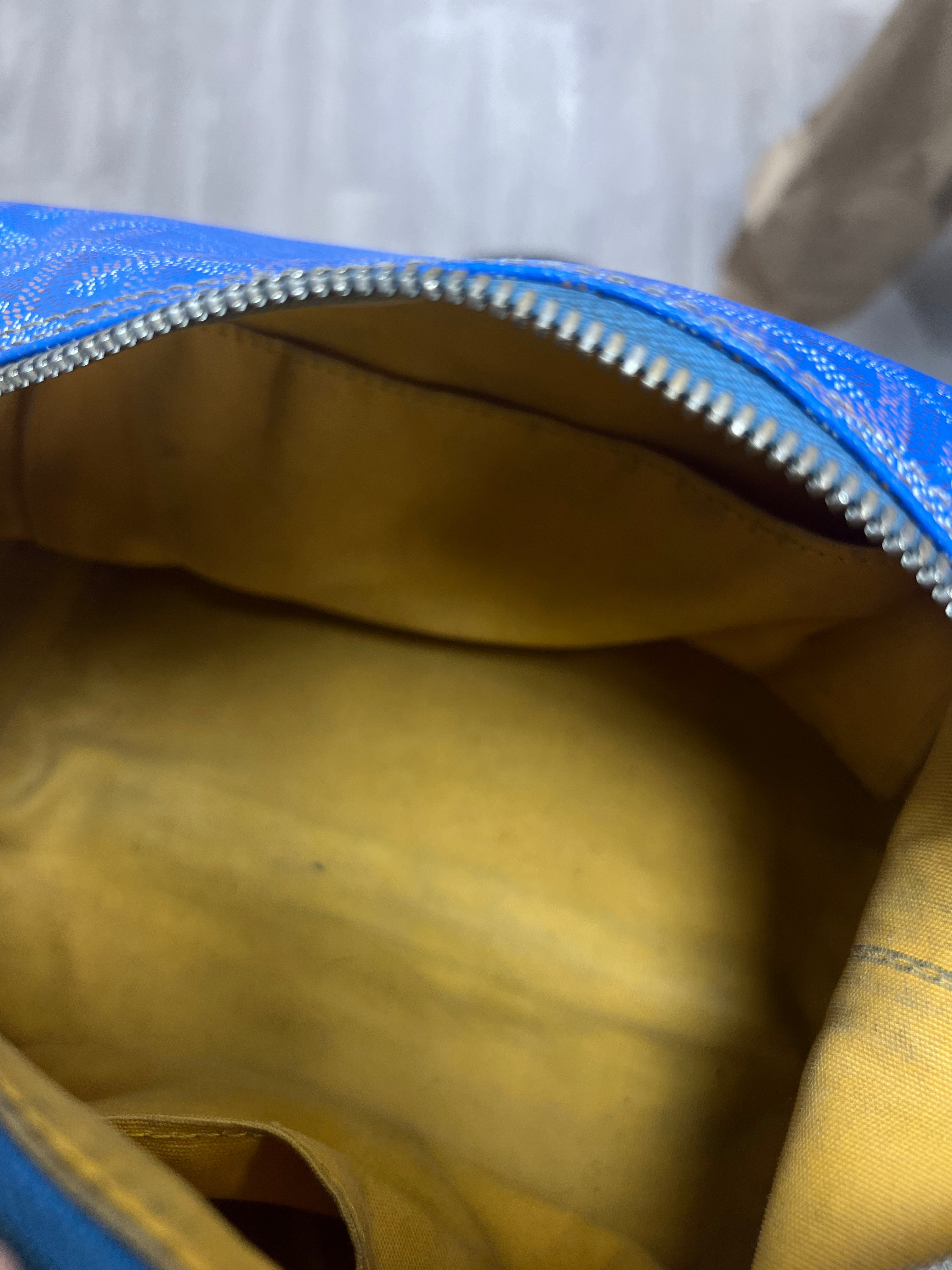 Goyard Blue Boeing Bag