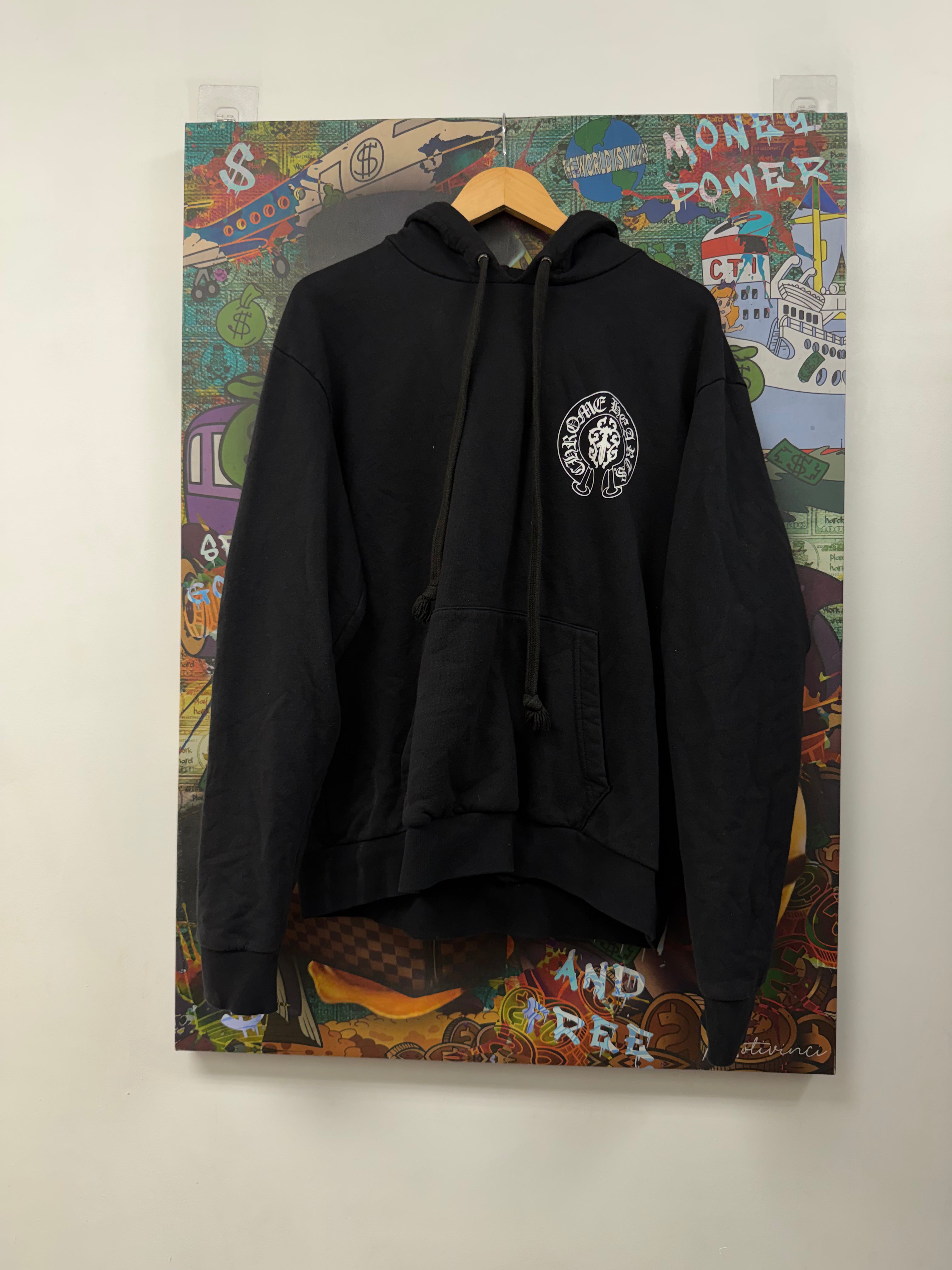 Chrome Hearts Black USA Flag Hoodie