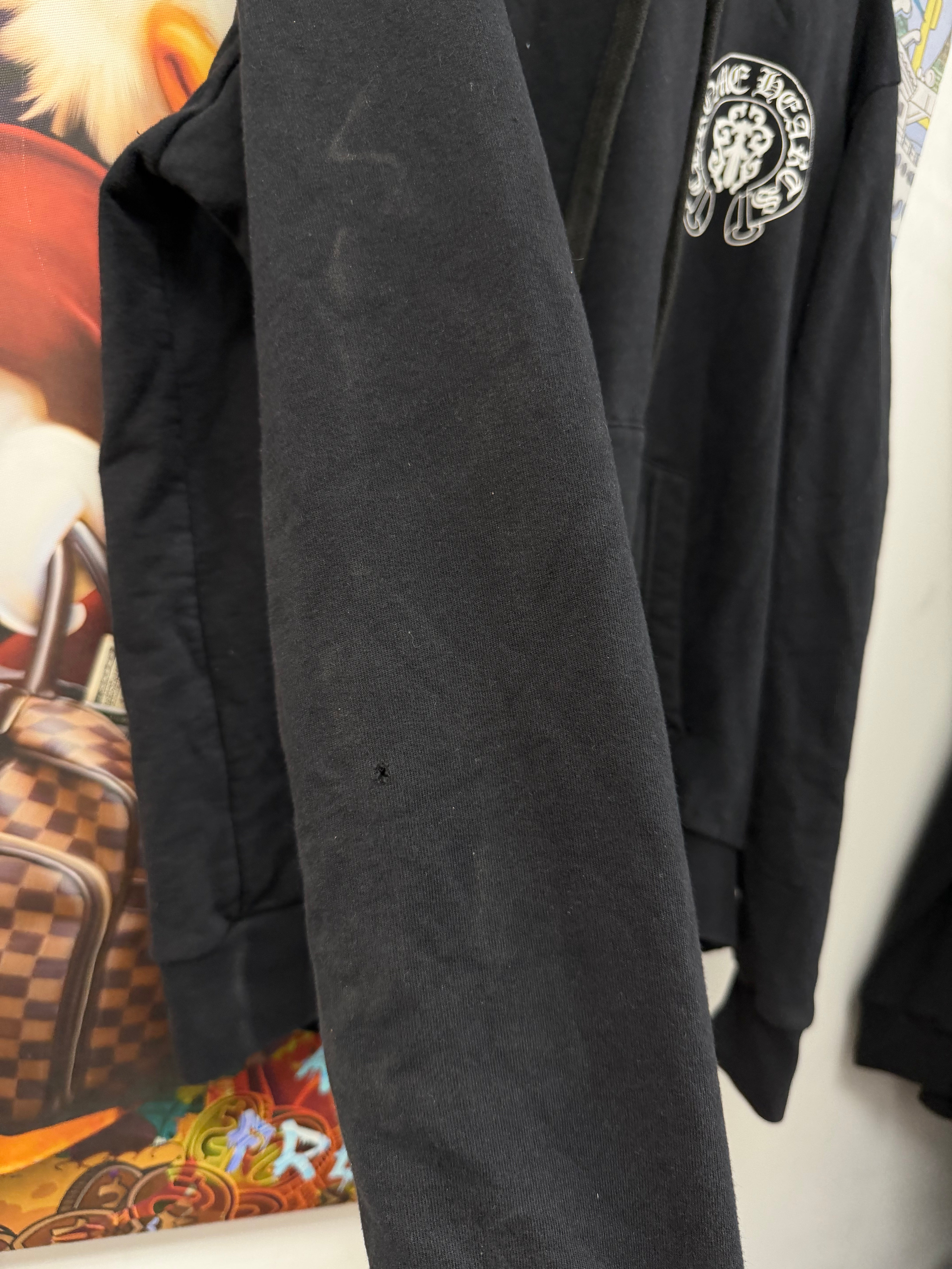 Chrome Hearts Black USA Flag Hoodie