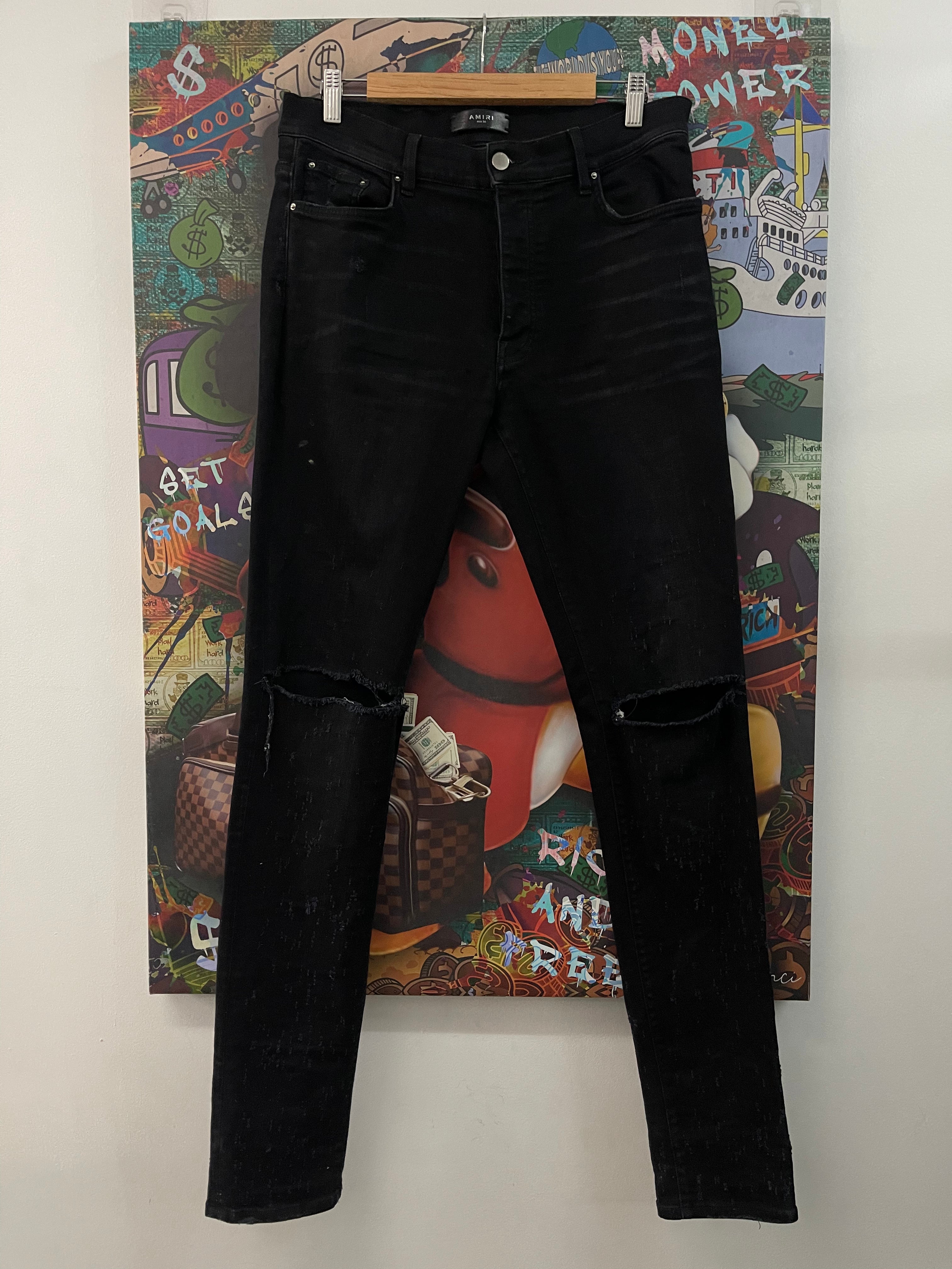 Amiri Black Shotgun Jeans