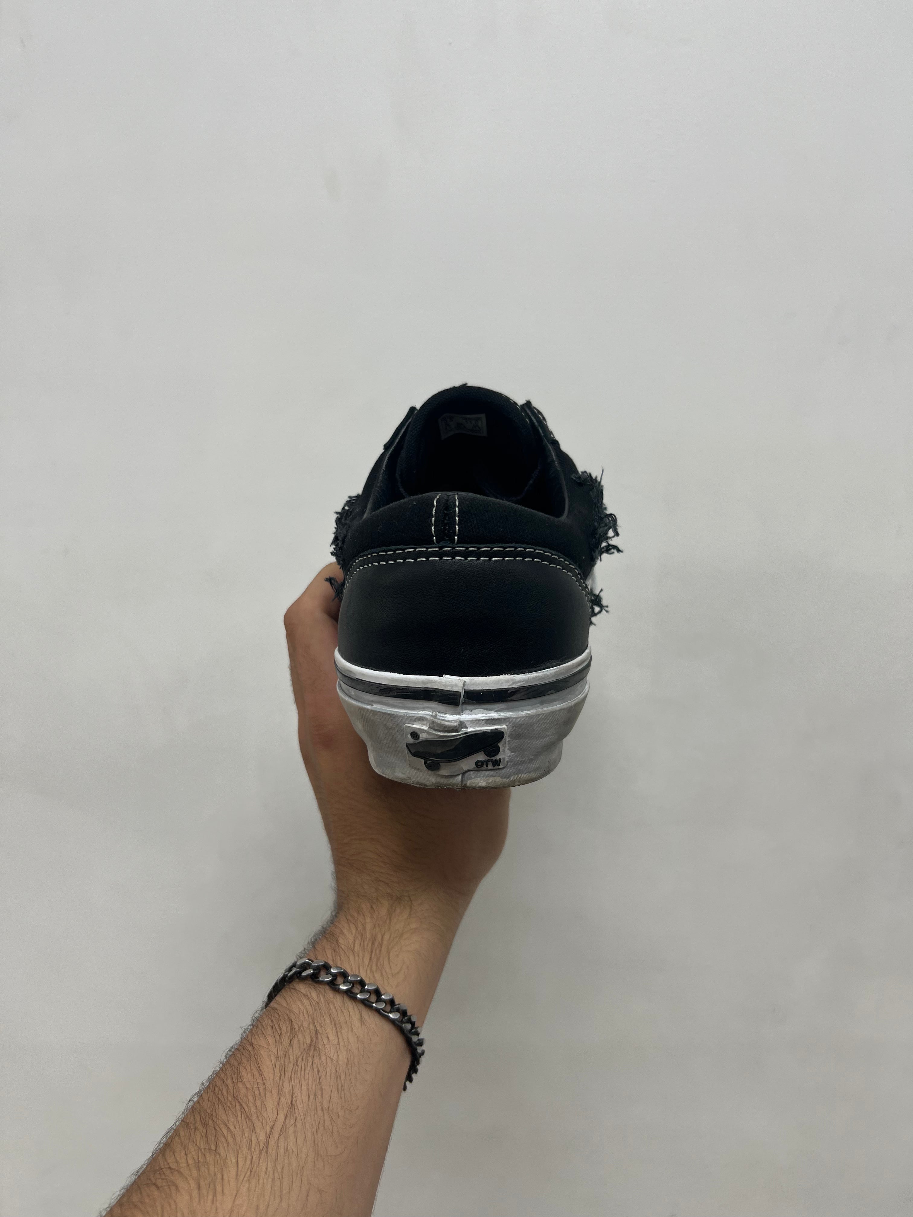 Vans Black Vibram Distressed Sneakers