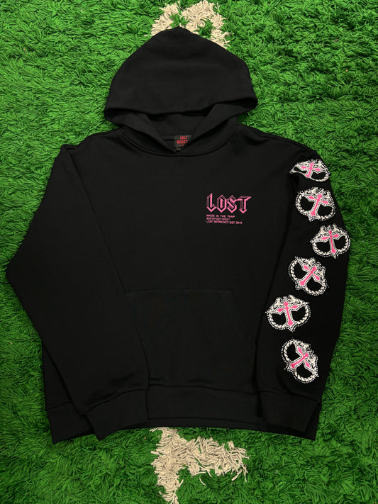 Lost Hoodie Black Pink MITT