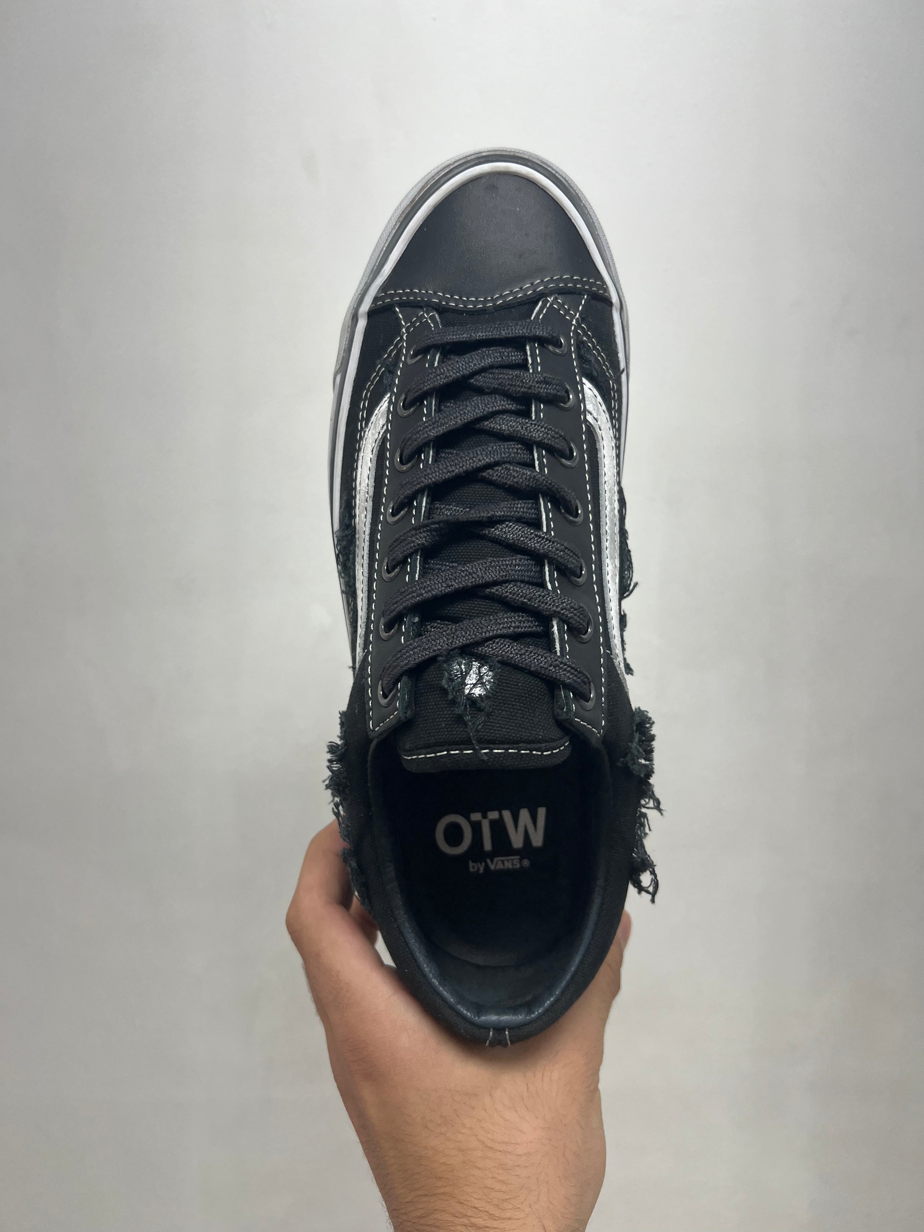 Vans Black Vibram Distressed Sneakers